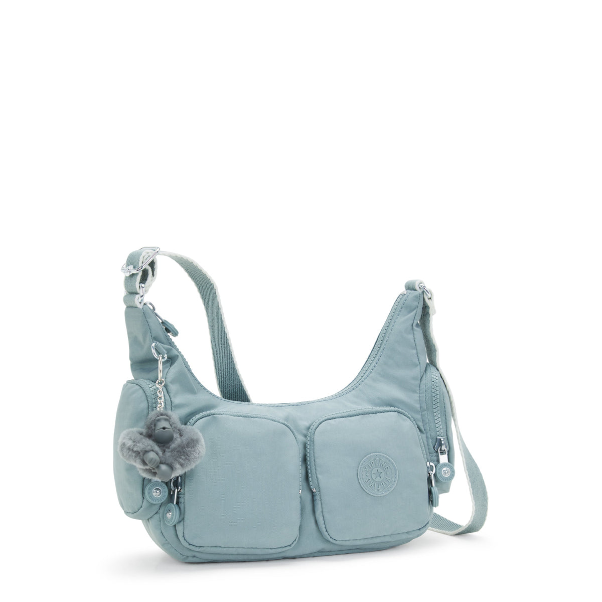 حقيبة Kipling Rikka S المريحة باللون الرمادي الصغيرة I4333-3NL
