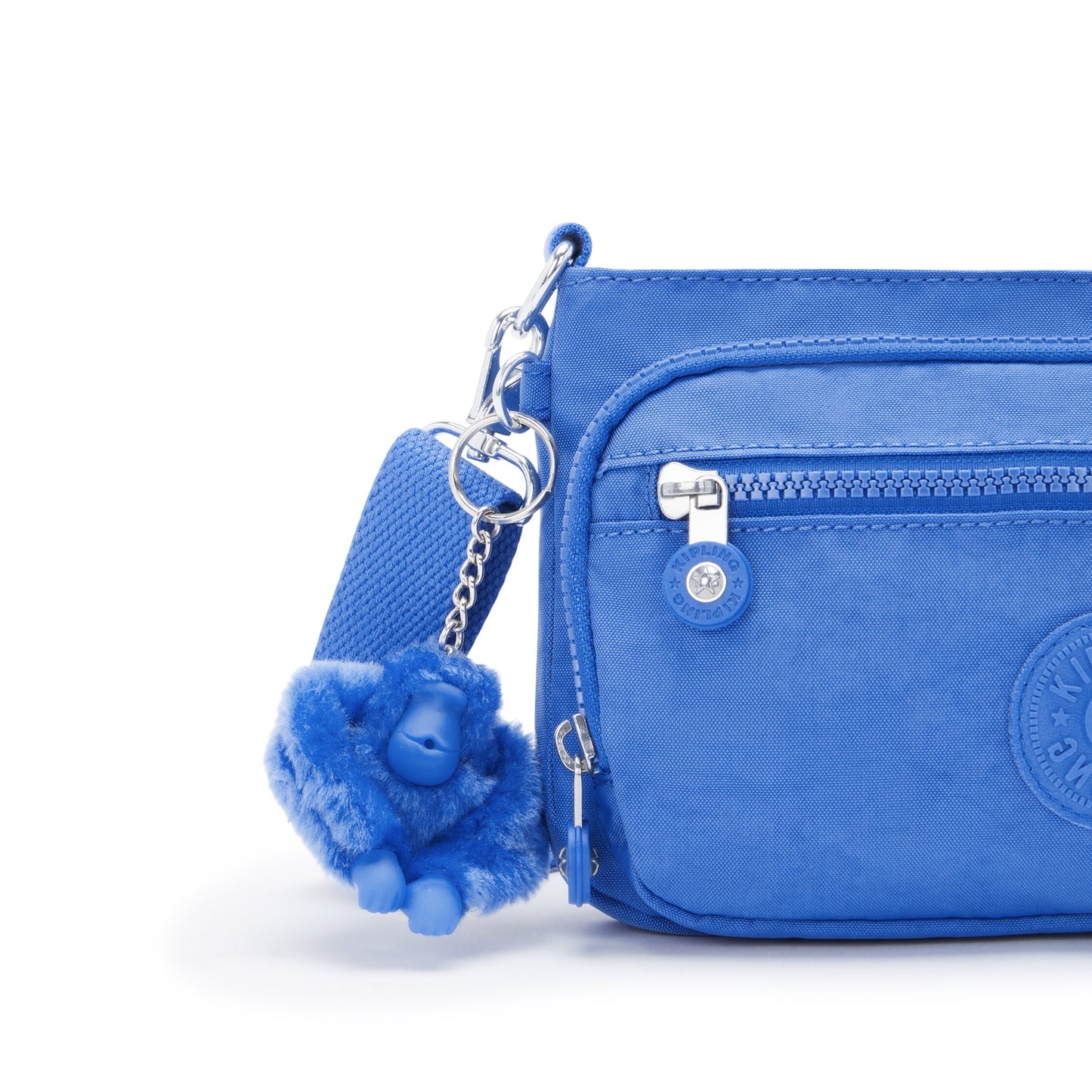 KIPLING-Milos Up-حقيبة كتف صغيرة (بحزام قابل للإزالة)-أزرق هافانا-I4378-JC7