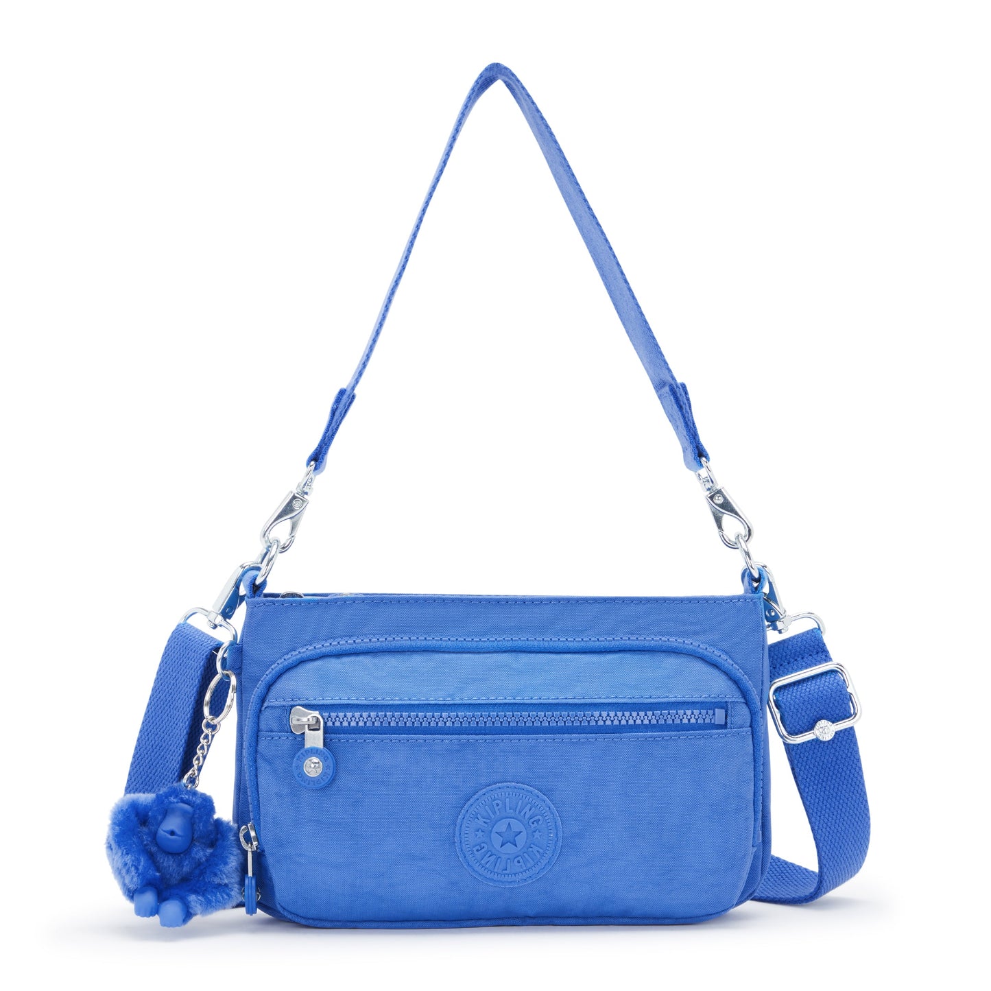 KIPLING-Milos Up-حقيبة كتف صغيرة (بحزام قابل للإزالة)-أزرق هافانا-I4378-JC7