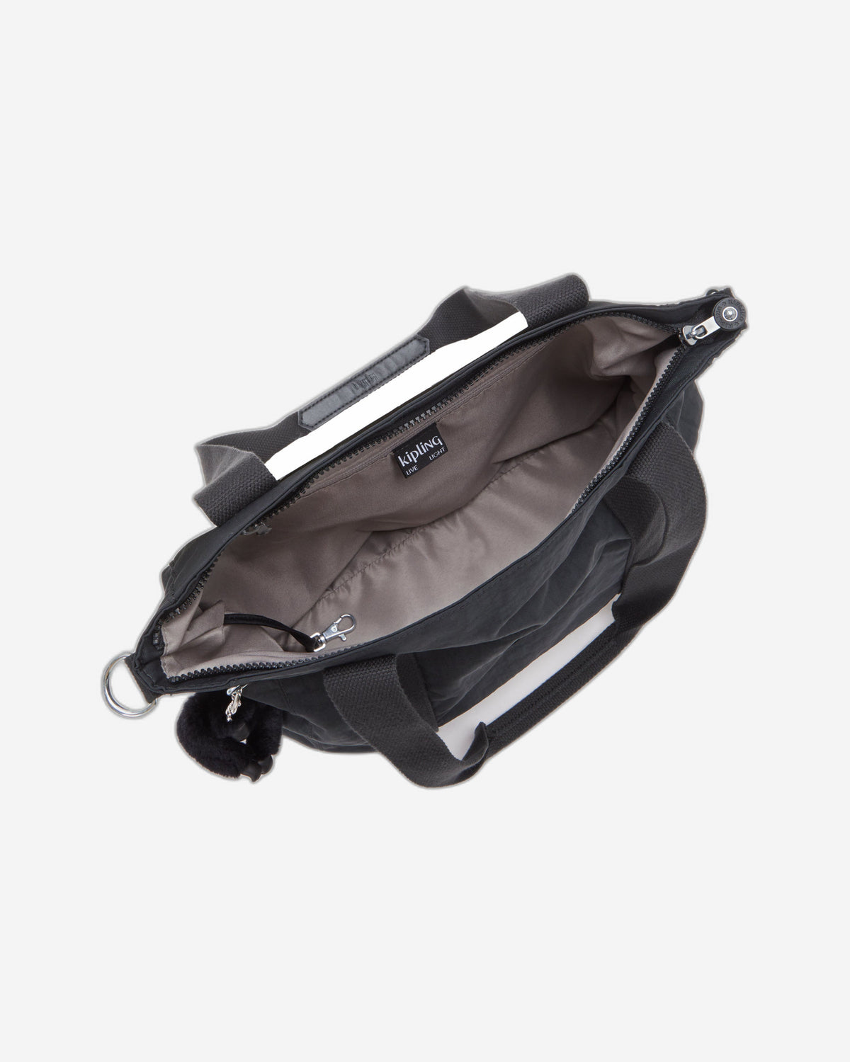 KIPLING Asseni S Black Noir حقيبة يد صغيرة (مع حزام كتف قابل للإزالة) I4400-P39