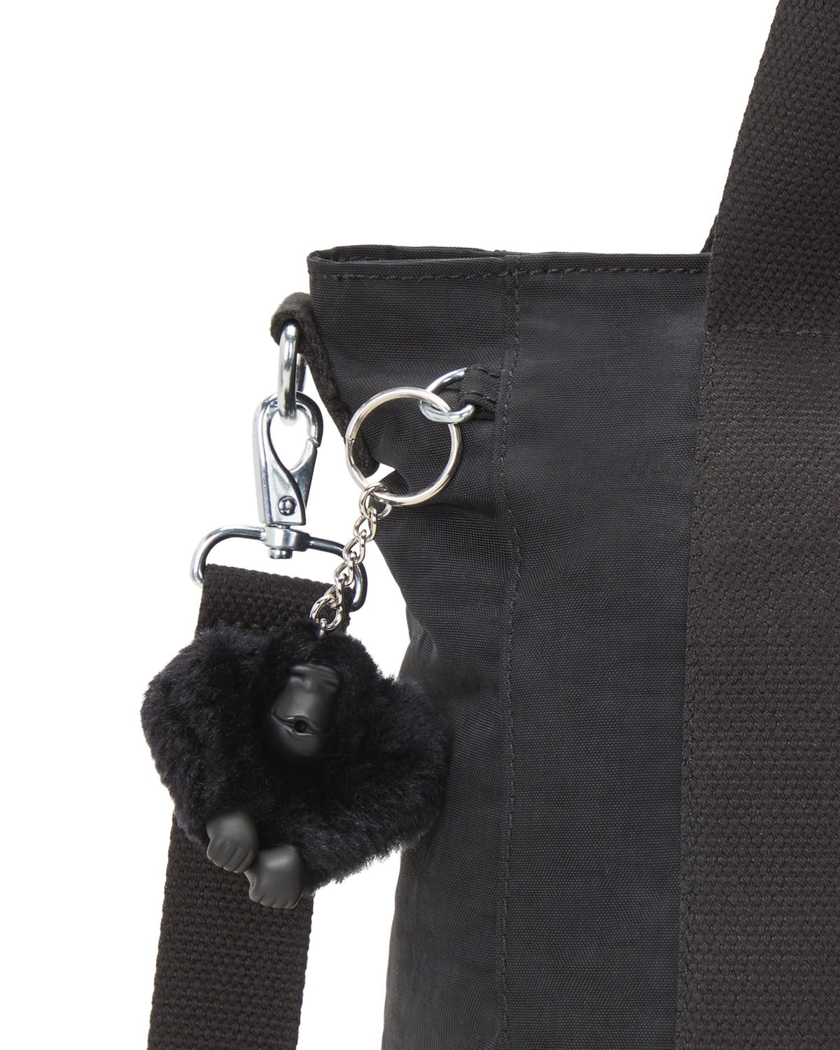 KIPLING Asseni S Black Noir حقيبة يد صغيرة (مع حزام كتف قابل للإزالة) I4400-P39