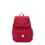 حقيبة ظهر Kipling City Zip S صغيرة باللون الأحمر والنبيذ الأحمر I4430-6SE