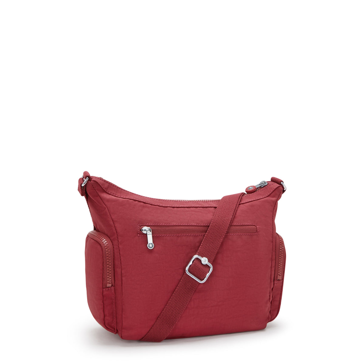 حقيبة Kipling Gabb S متوسطة الحجم باللون الأحمر الأنيق I4493-4SS