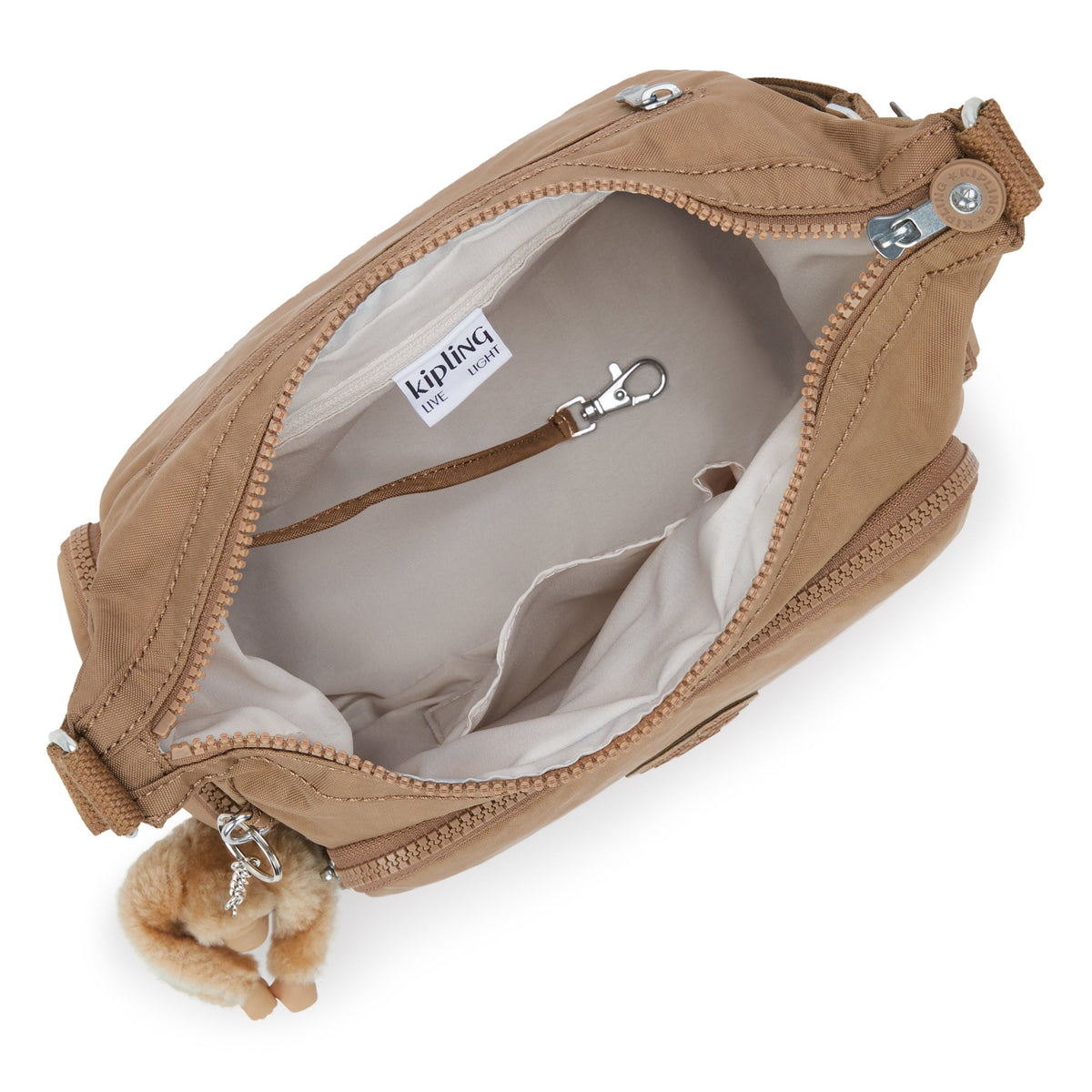 Kipling Gabb S Early Tan Medium حقيبة كروسبودي I4493-7CN