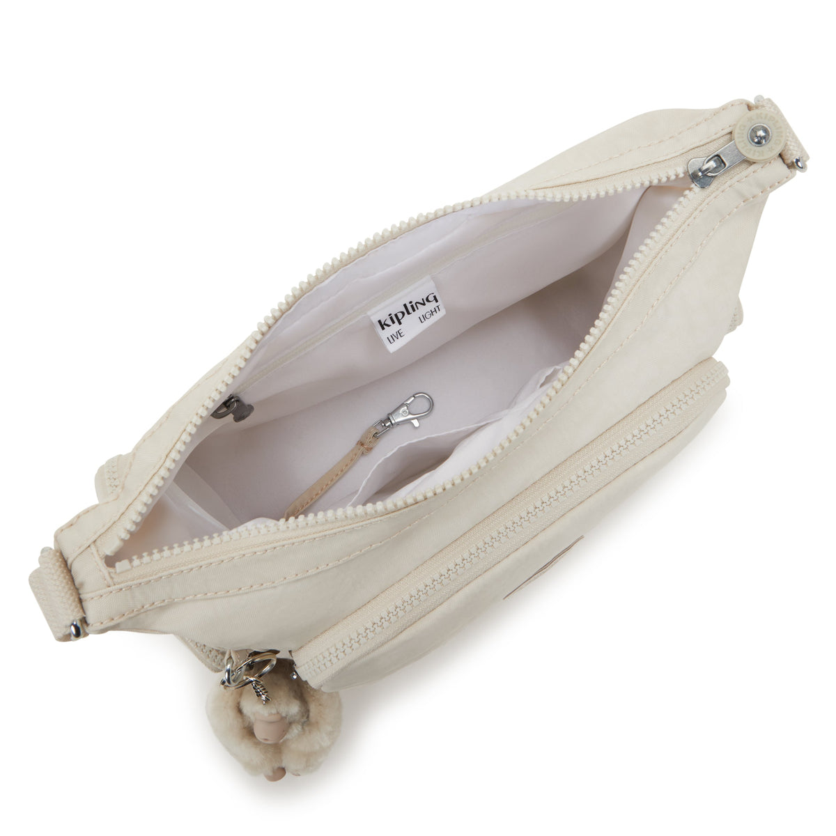 Kipling Gabb S Hideaway Beige Medium Crossbody I4493-7JR