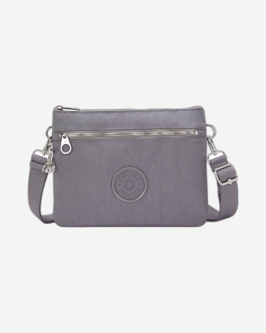حقيبة كروس متوسطة (مع حزام كتف قابل للإزالة) Kipling Riri L Zip Grey Spice I4507-4GV
