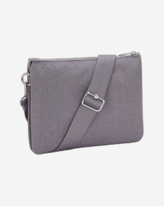 حقيبة كروس متوسطة (مع حزام كتف قابل للإزالة) Kipling Riri L Zip Grey Spice I4507-4GV