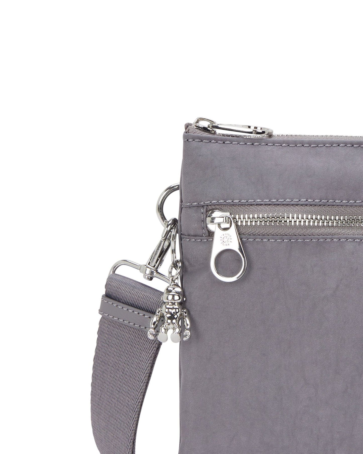 حقيبة كروس متوسطة (مع حزام كتف قابل للإزالة) Kipling Riri L Zip Grey Spice I4507-4GV