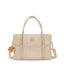 Kipling Superworker S Sparkled Beige حقيبة عمل صغيرة (مع حزام كتف قابل للإزالة) I4555-5DV