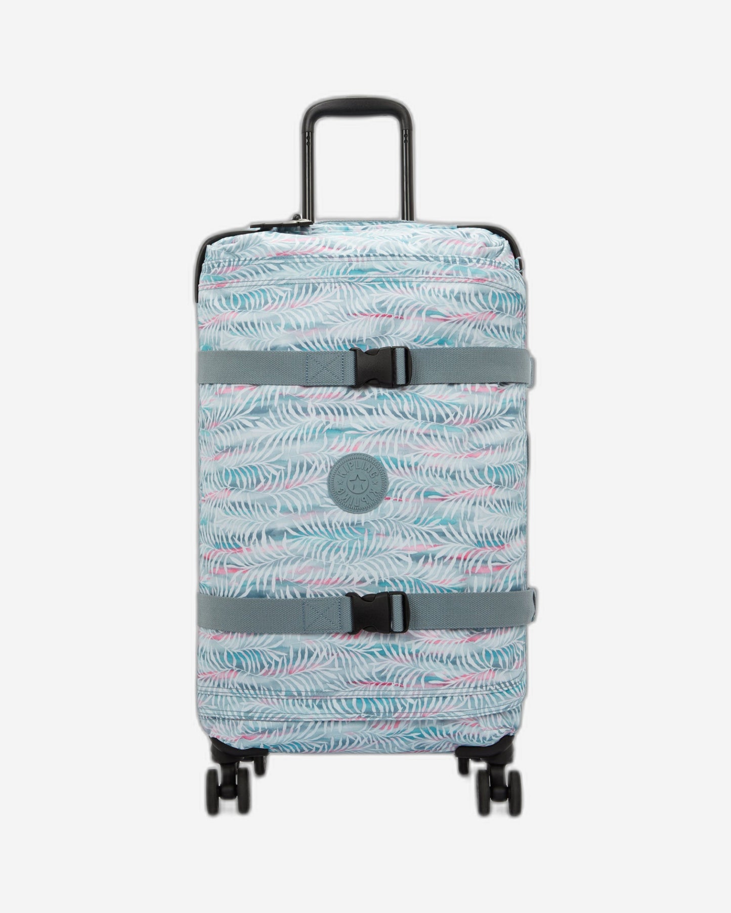 حقيبة سفر Kipling Spontaneous M متوسطة الحجم بعجلات من أوراق النخيل I4556-3QN