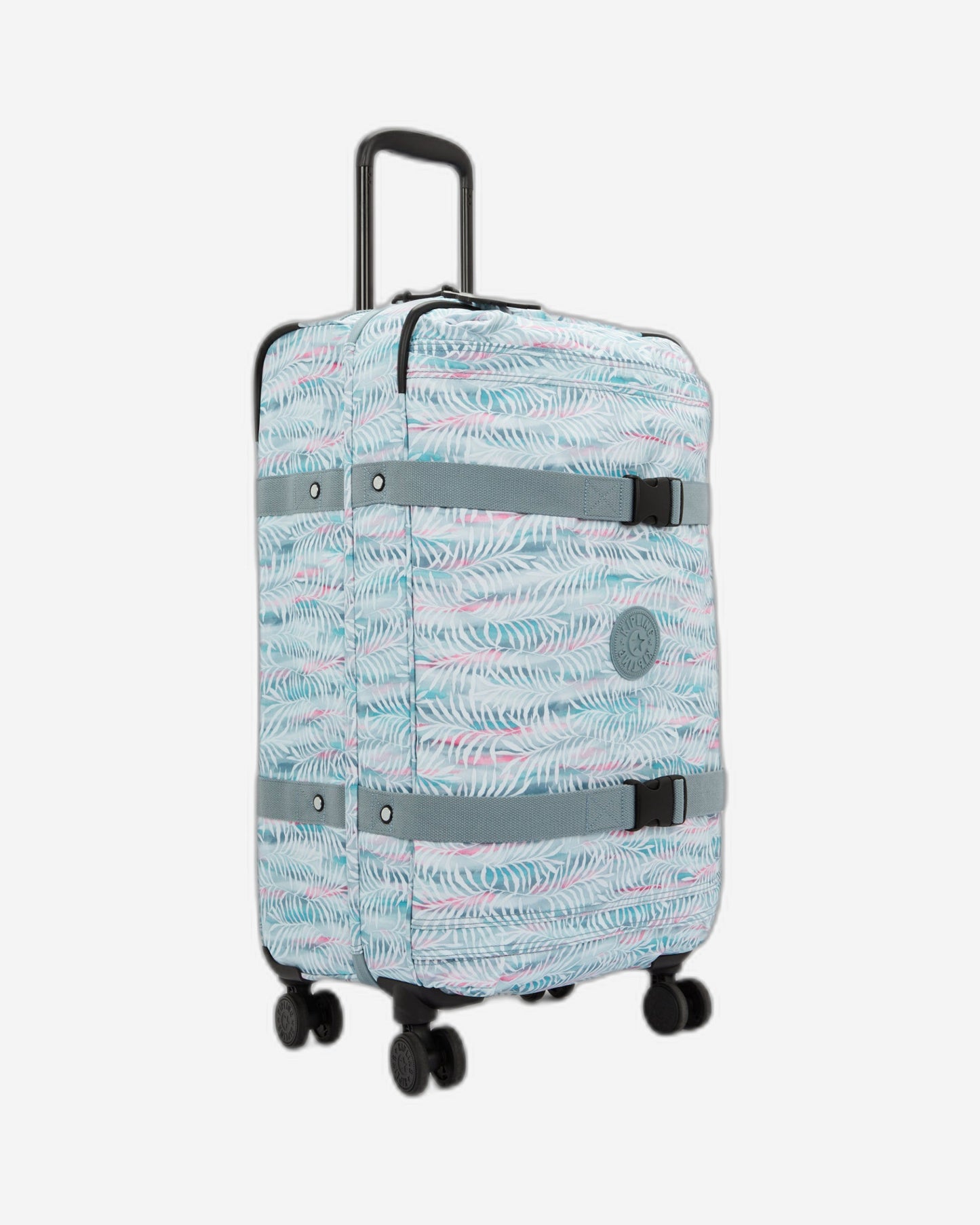 حقيبة سفر Kipling Spontaneous M متوسطة الحجم بعجلات من أوراق النخيل I4556-3QN