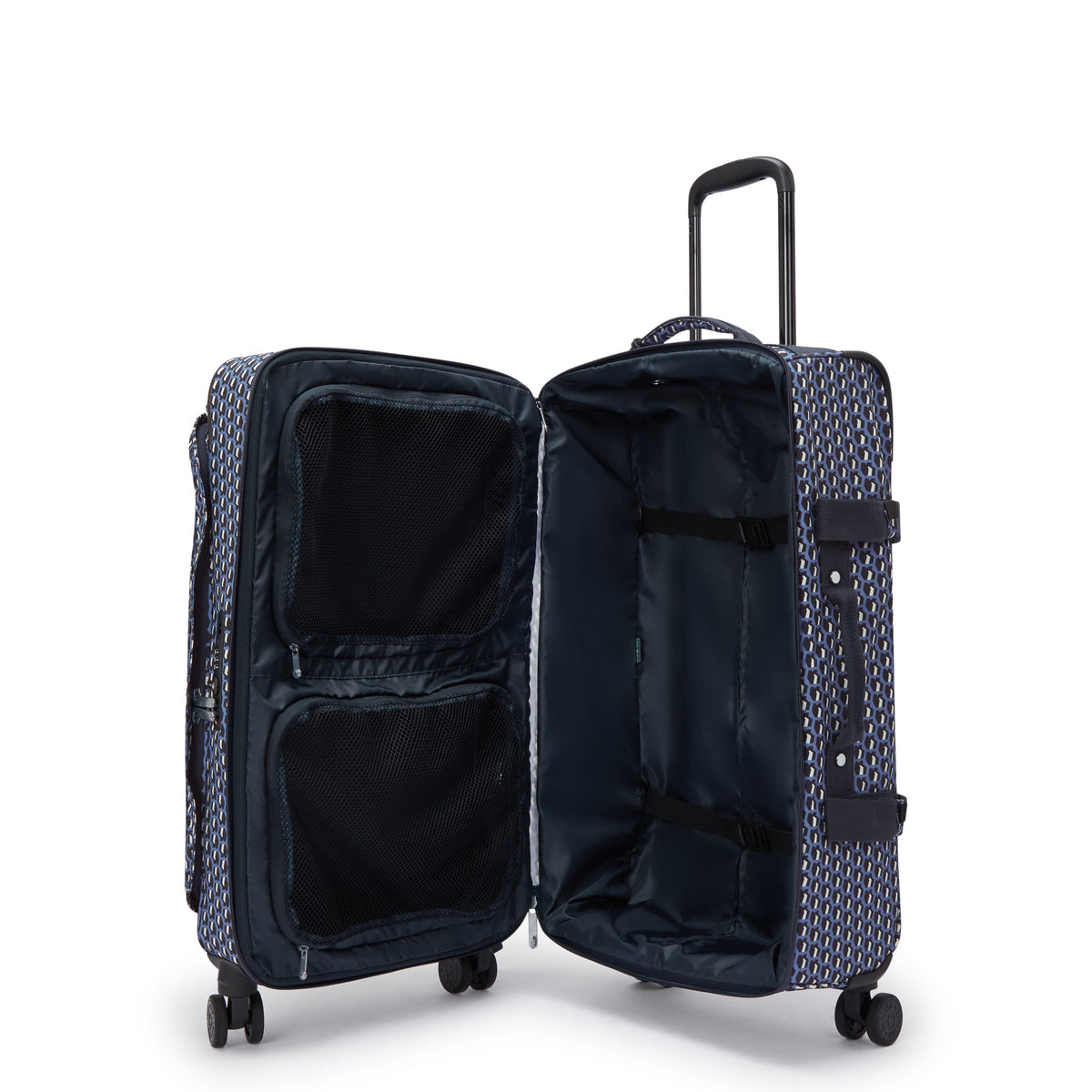حقيبة سفر Kipling Spontaneous M 3D K زرقاء متوسطة الحجم بعجلات I4556-4JS