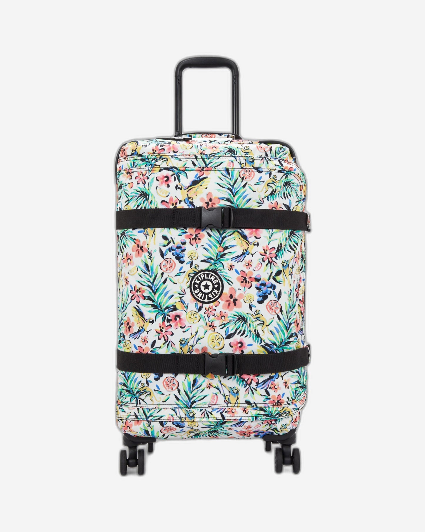 حقيبة سفر Kipling Spontaneous M Cocktail Floral متوسطة الحجم بعجلات I4556-5DZ