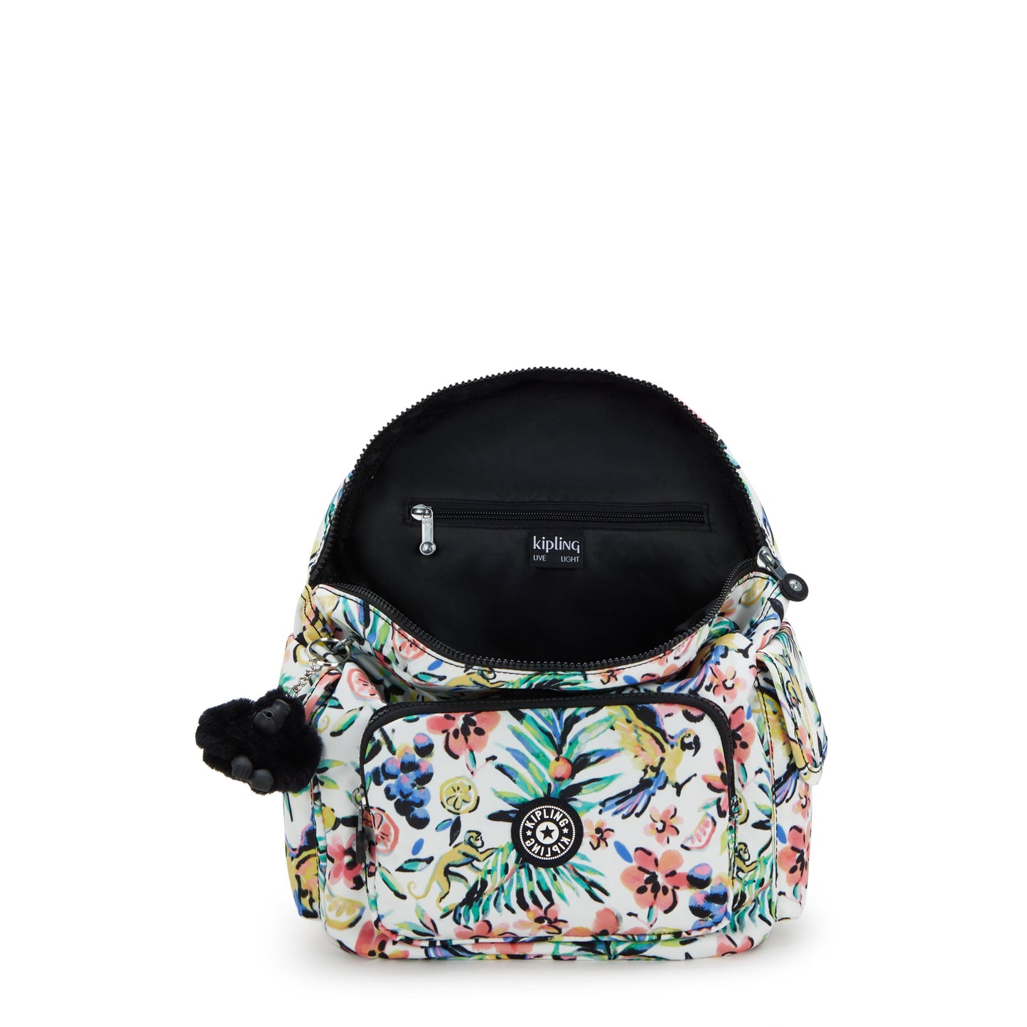 حقيبة ظهر صغيرة طراز Kipling City Pack S Cocktail Floral I4581-5DZ