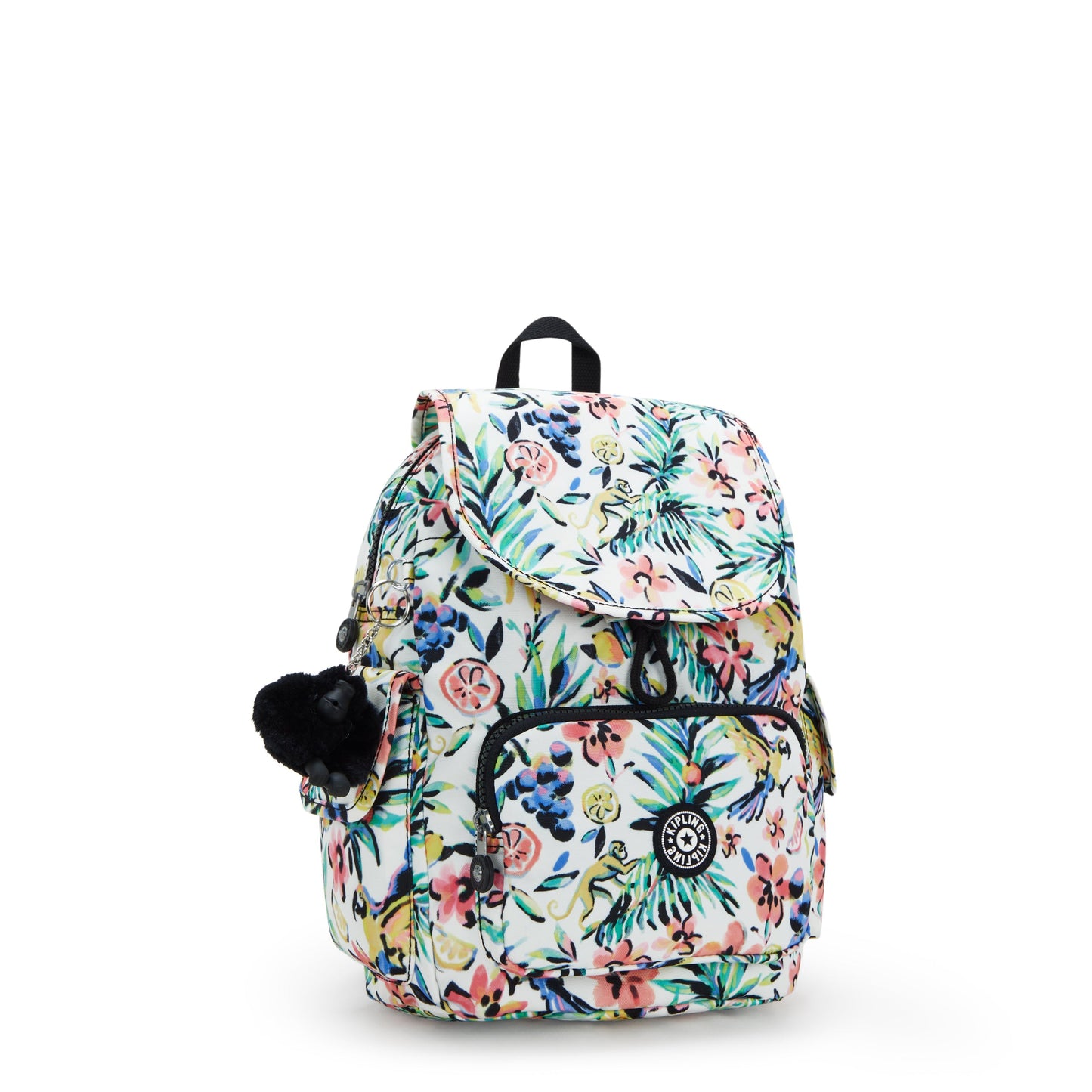 حقيبة ظهر صغيرة طراز Kipling City Pack S Cocktail Floral I4581-5DZ
