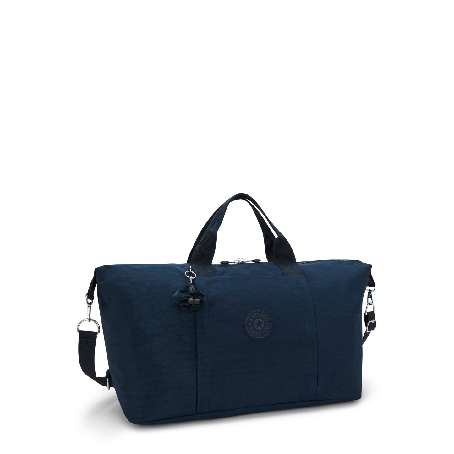 Kipling Bori Blue Bleu حقيبة ويكندر كبيرة (مع حزام للتثبيت على الترولي وحزام كتف قابل للإزالة) I4582-96V