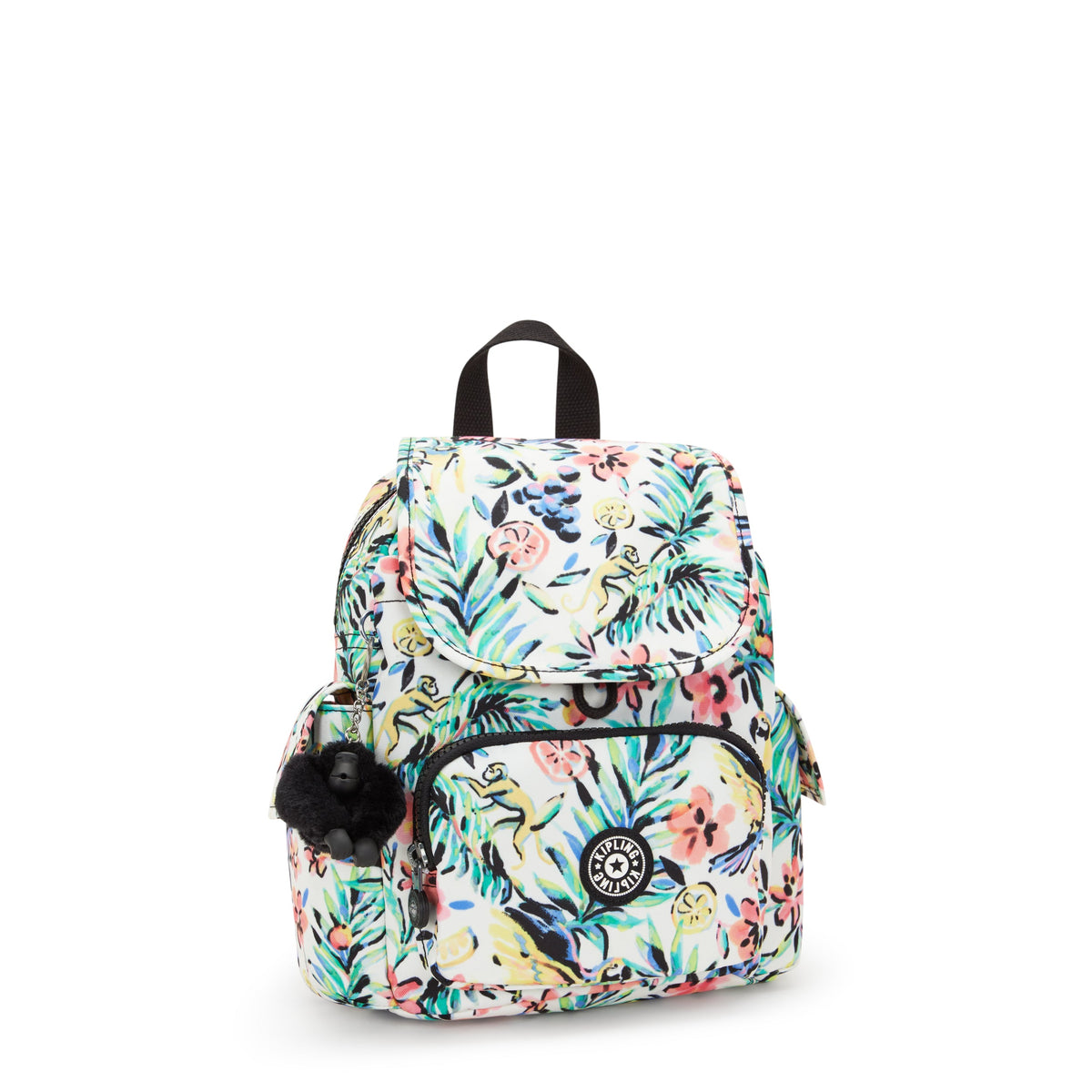 حقيبة الظهر الصغيرة City Pack Mini Cocktail Floral من Kipling طراز I4628-5DZ