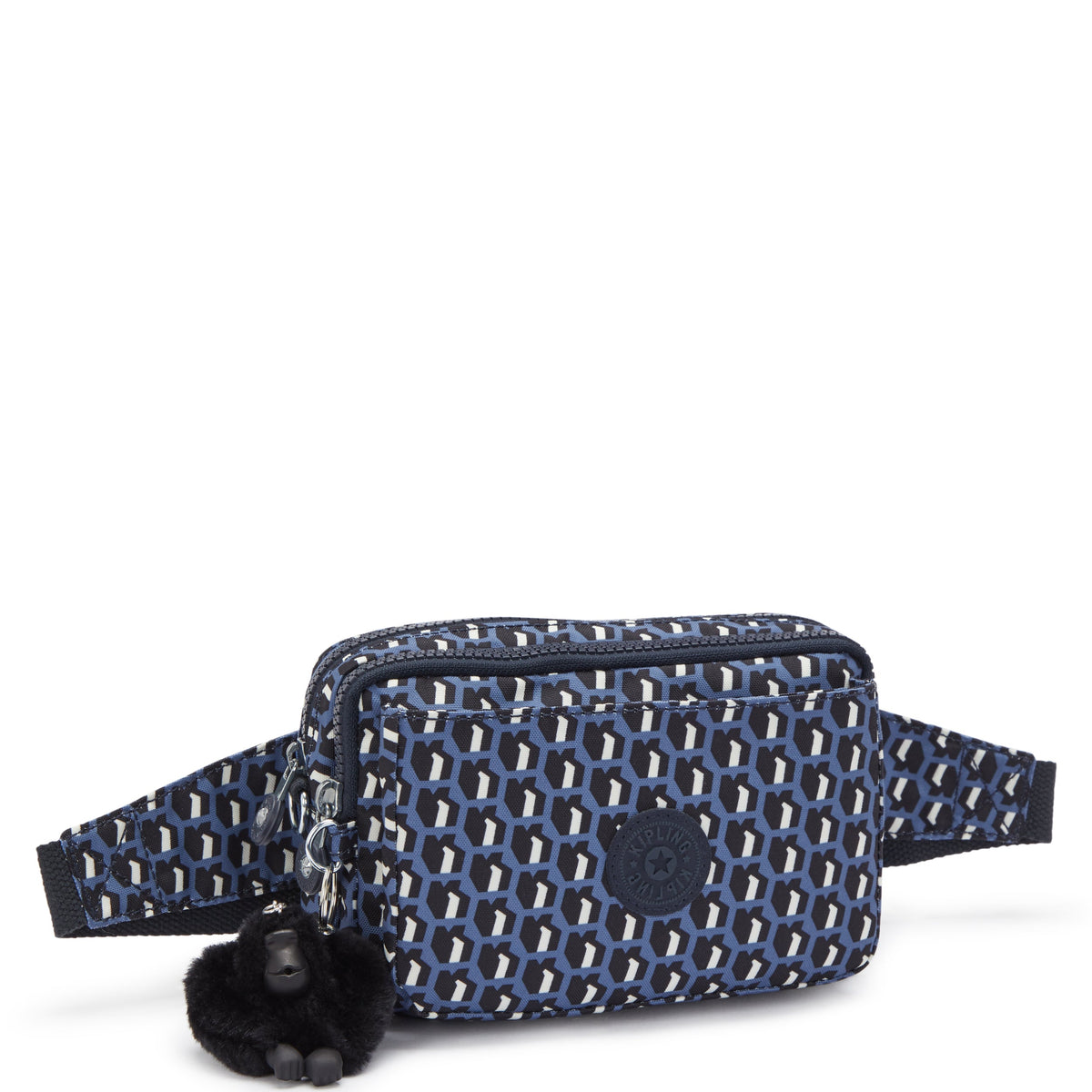 حقيبة كتف صغيرة Kipling Abanu Multi 3D K باللون الأزرق I4706-4JS