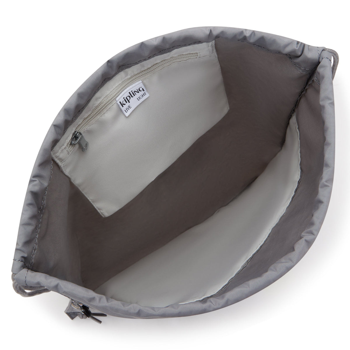 حقيبة ظهر Kipling Supertaboo Inviting Grey C متوسطة (برباط سحب) I4971-Y00