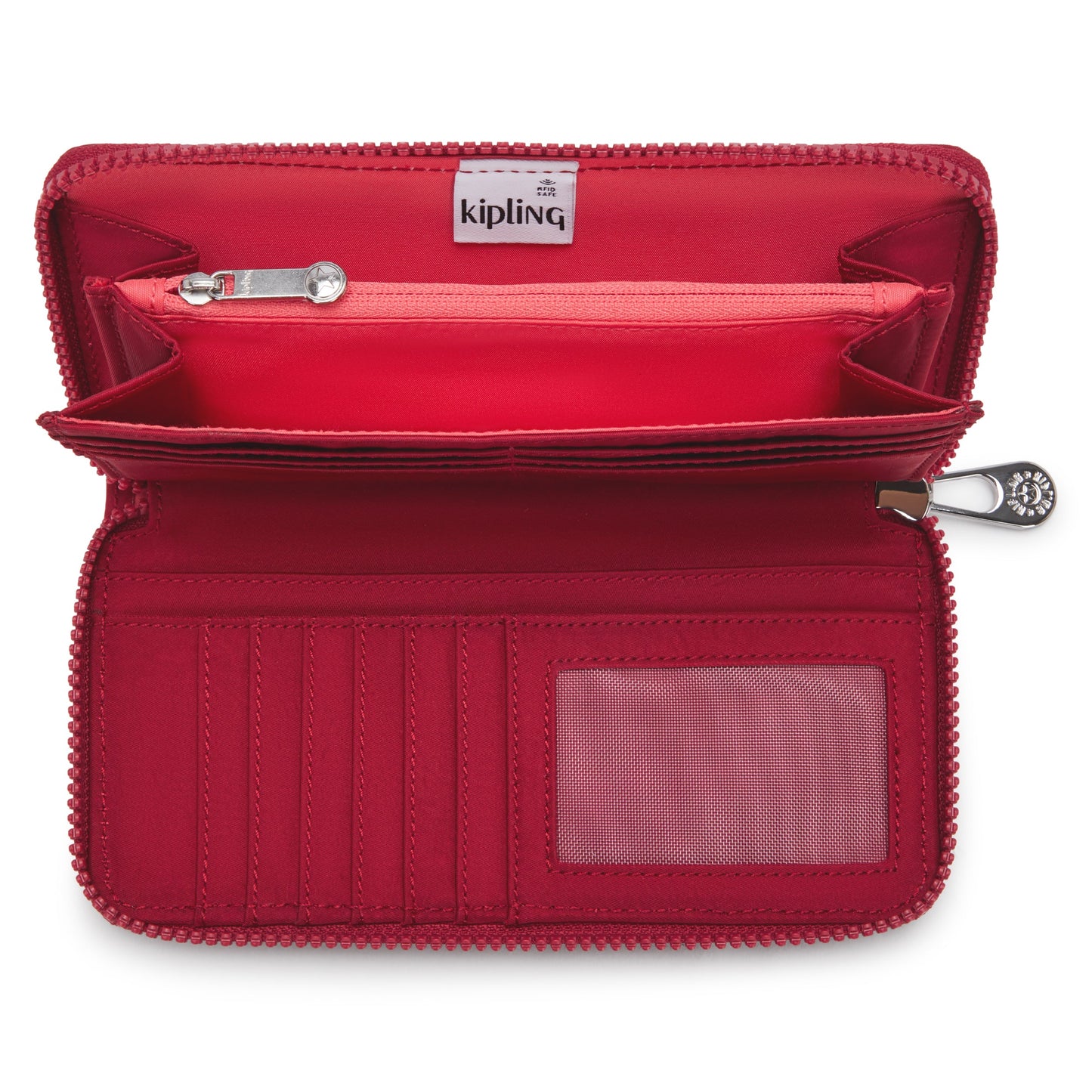 محفظة Kipling Money World Red Red Wine كبيرة I5102-6SE
