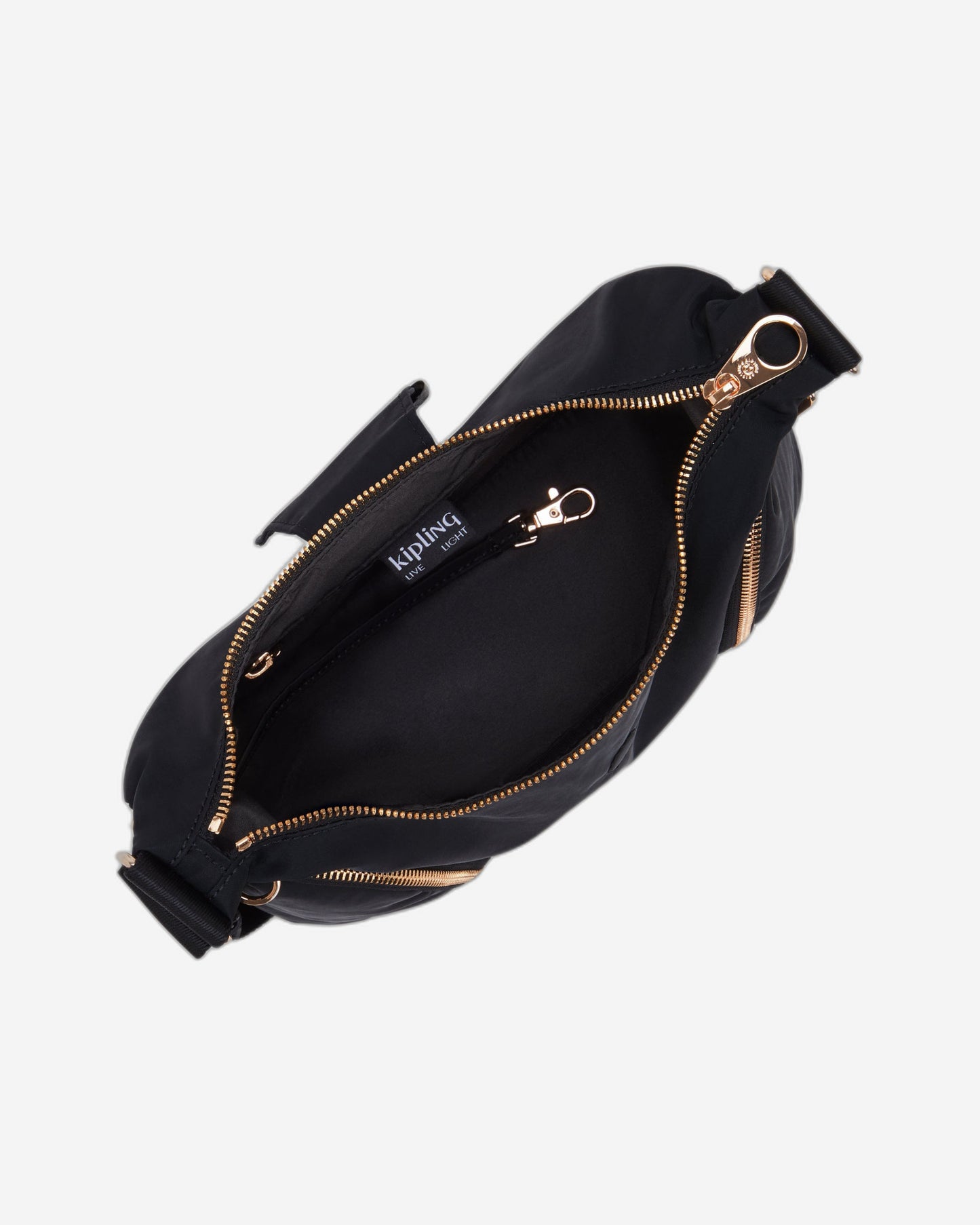 KIPLING سيرا إم، حقيبة كروس متوسطة، لون أسود وردي، طراز I5107-62Q