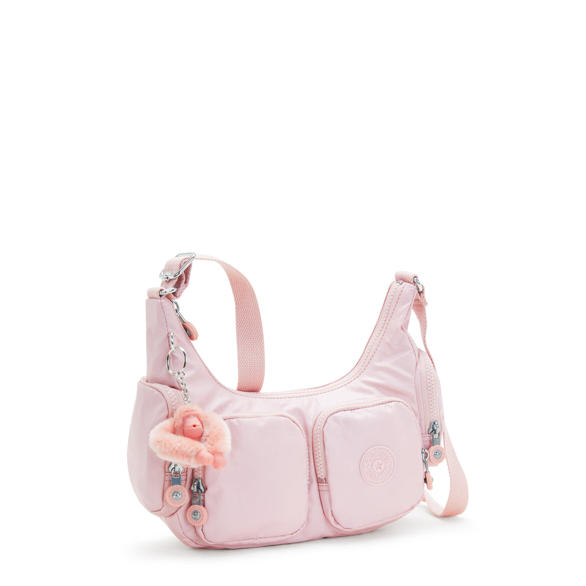 حقيبة كروس بودي صغيرة Kipling Rikka S Pink Shine I5164-3DZ