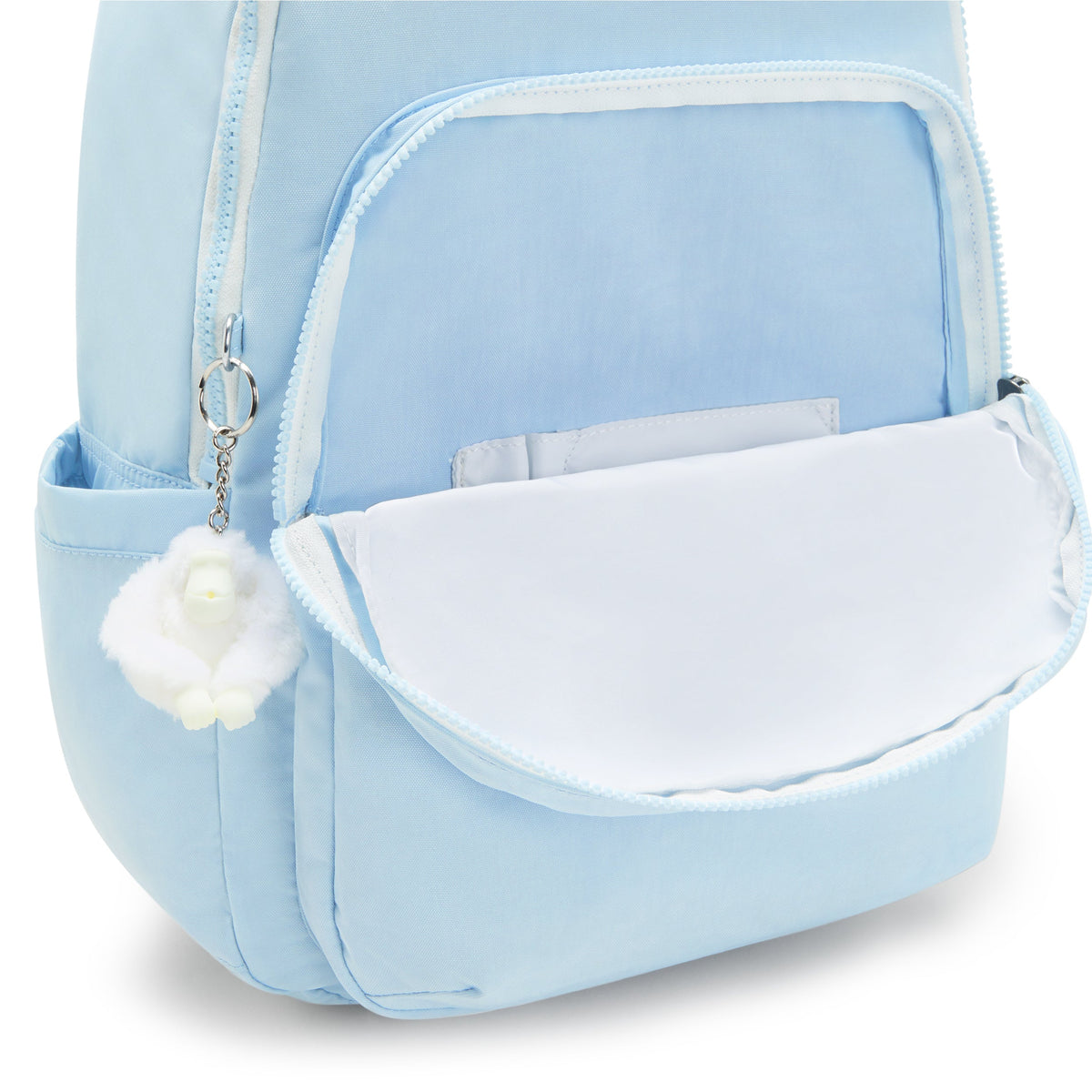 KIPLING-Seoul-Large Backpack-Frost Blue Bl-I5210-LZ8