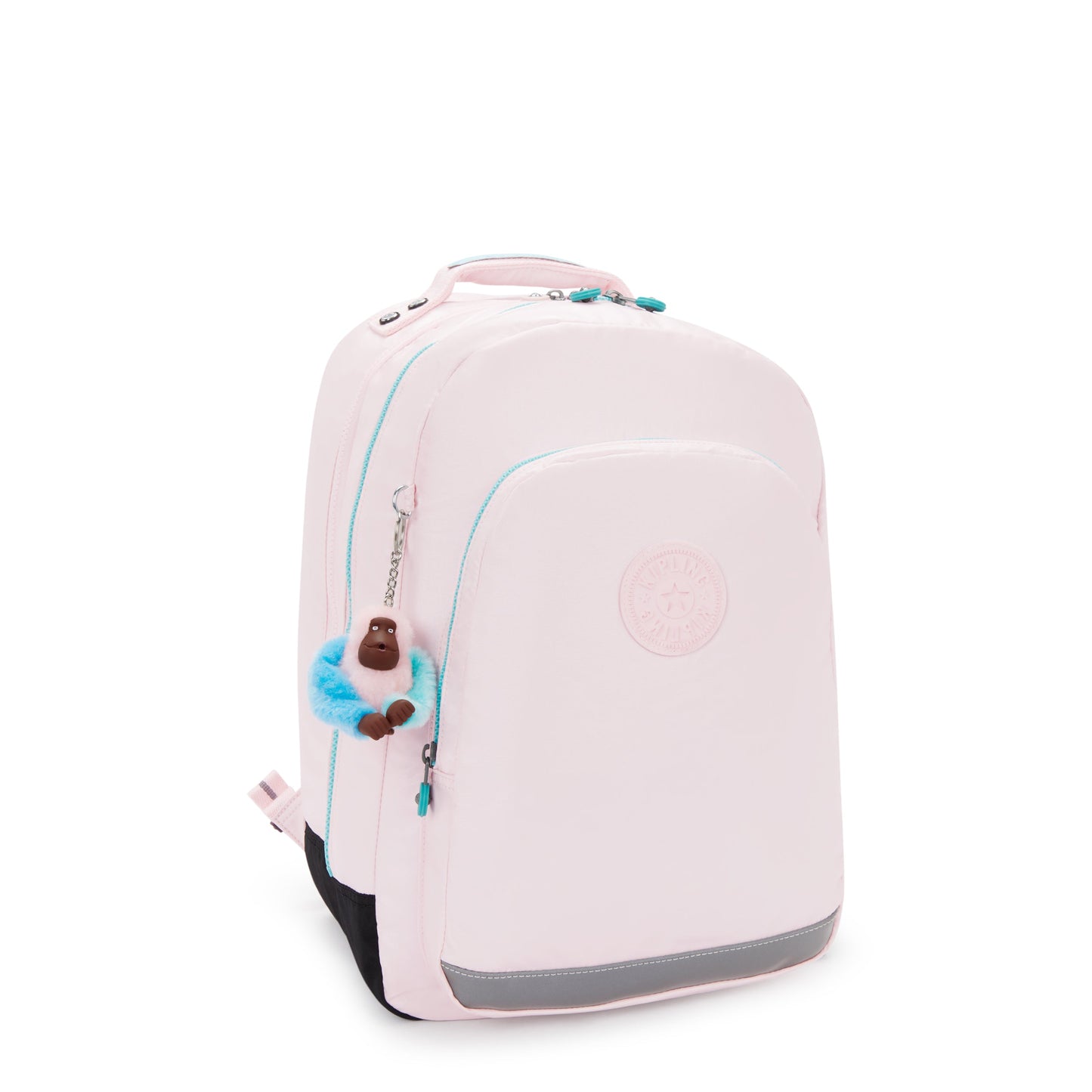 حقيبة ظهر كبيرة من Kipling Class Room Sea Pink Met مع حجرة للكمبيوتر المحمول I5213-52J