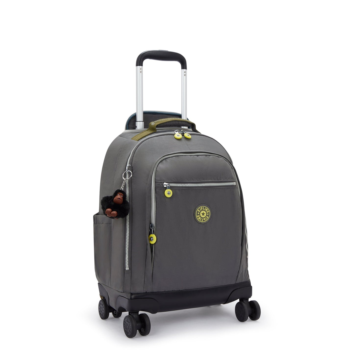 حقيبة ظهر Kipling New Zea Back to Grey كبيرة بعجلات مع حجرة للكمبيوتر المحمول I5246-1DX