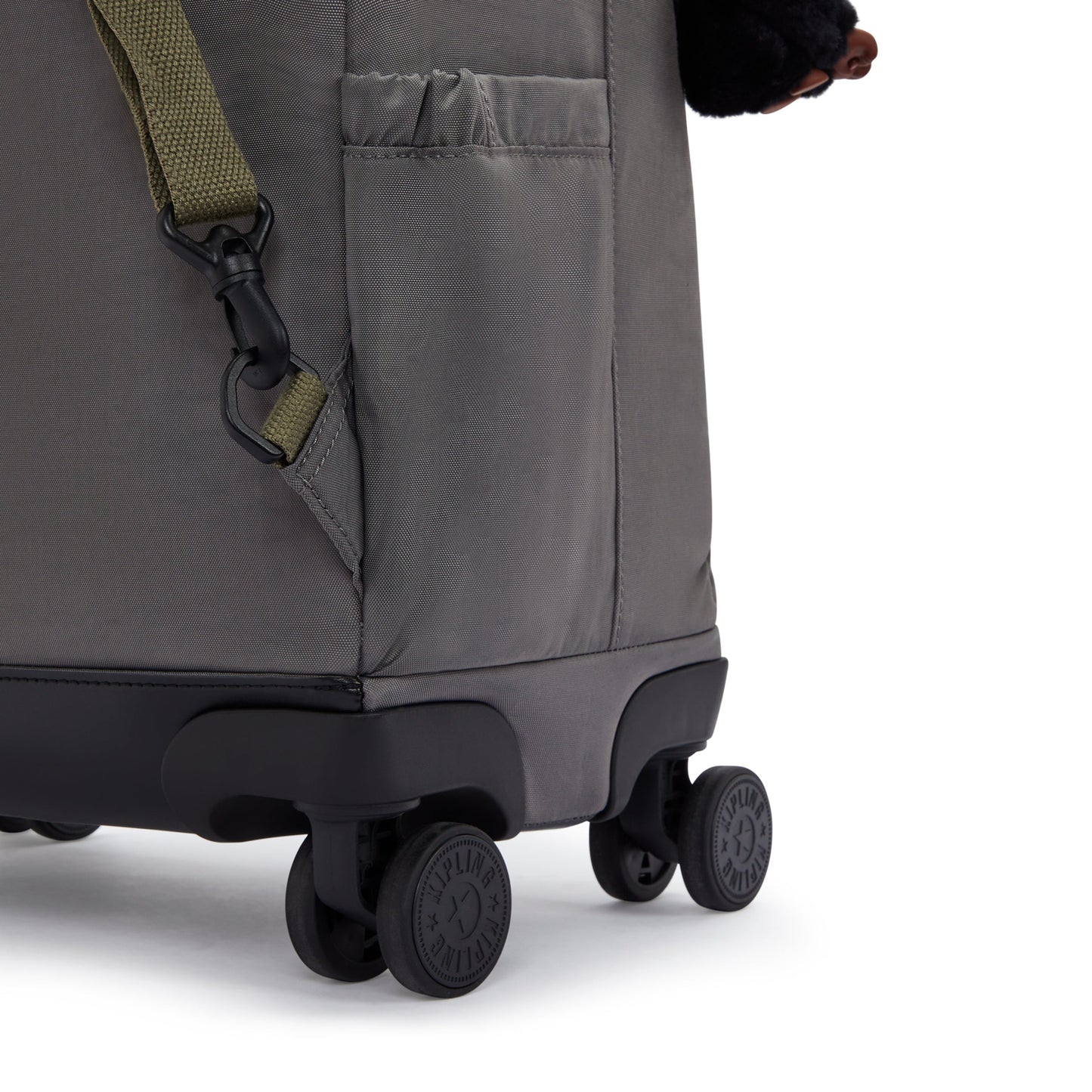 حقيبة ظهر Kipling New Zea Back to Grey كبيرة بعجلات مع حجرة للكمبيوتر المحمول I5246-1DX