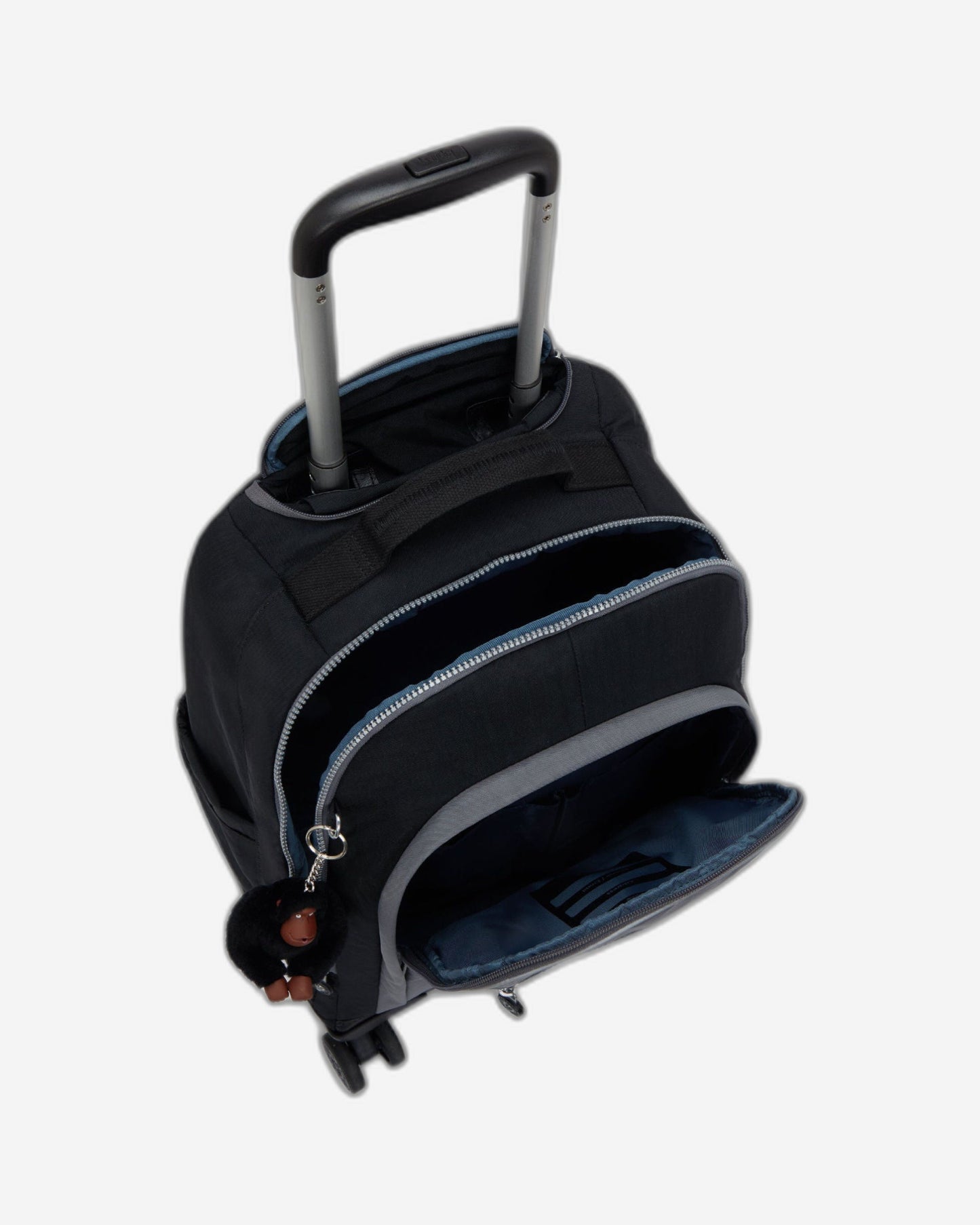 حقيبة ظهر كبيرة بعجلات KIPLING New Zea Space Black Bl (مع جيب للكمبيوتر المحمول) I5246-2GX