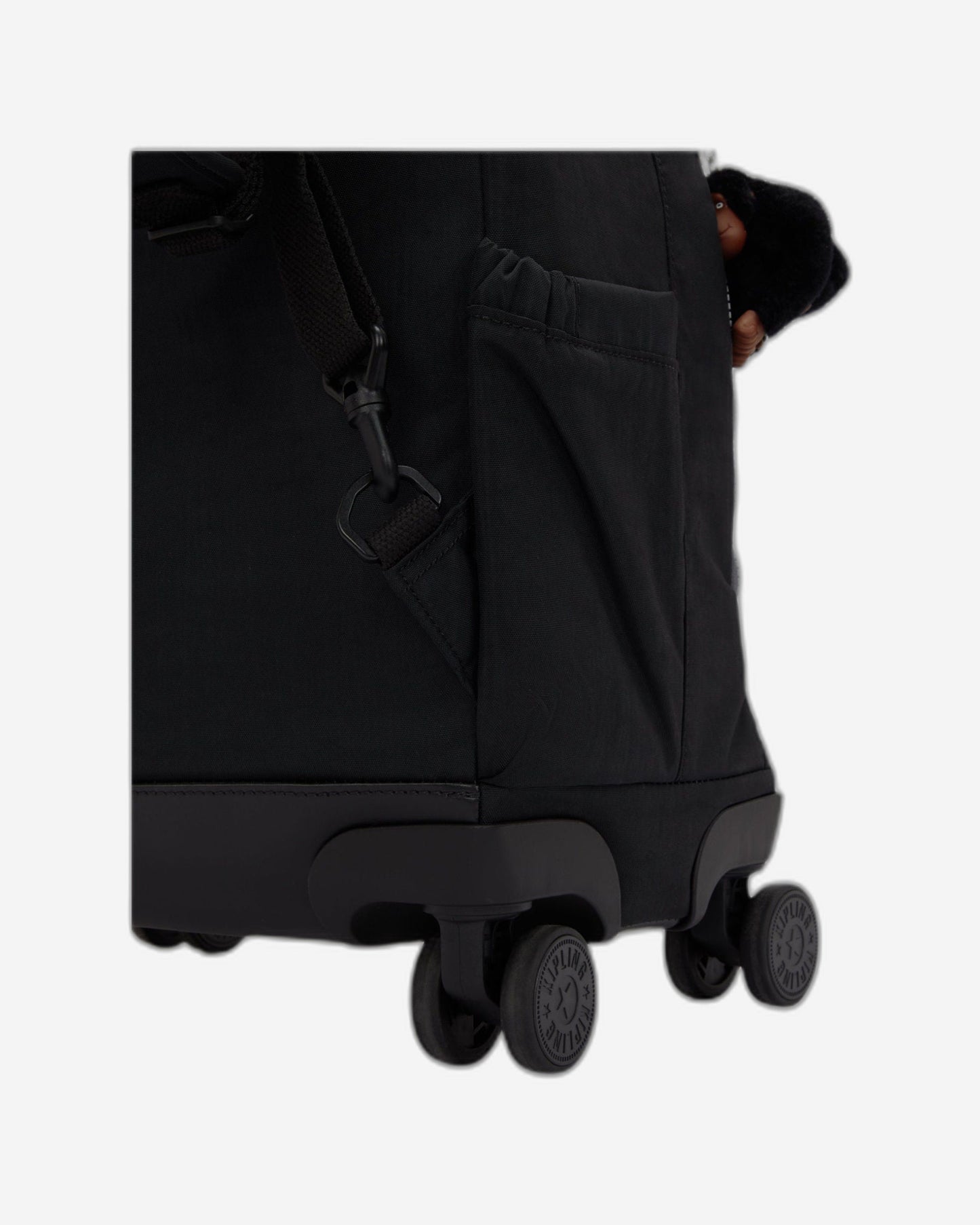 حقيبة ظهر كبيرة بعجلات KIPLING New Zea Space Black Bl (مع جيب للكمبيوتر المحمول) I5246-2GX