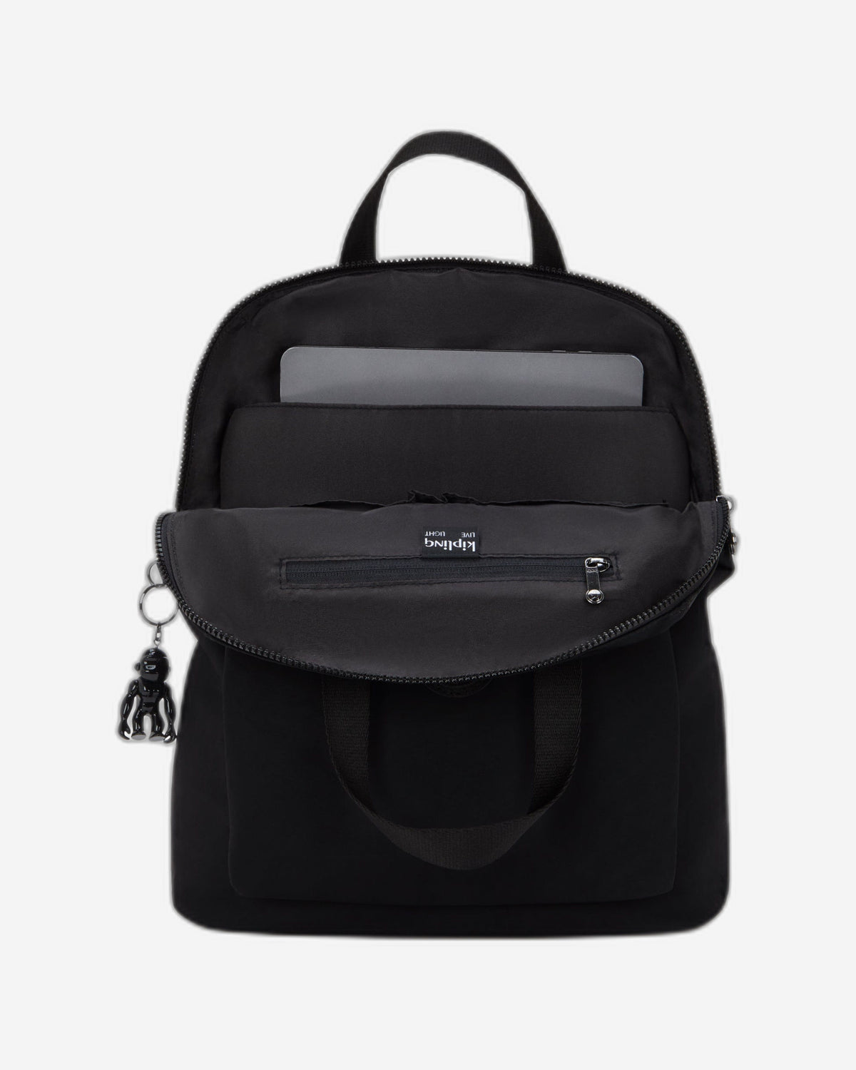 حقيبة ظهر Kipling Kazuki Infinite Black متوسطة (مع جيب للكمبيوتر المحمول) I5306-2EN