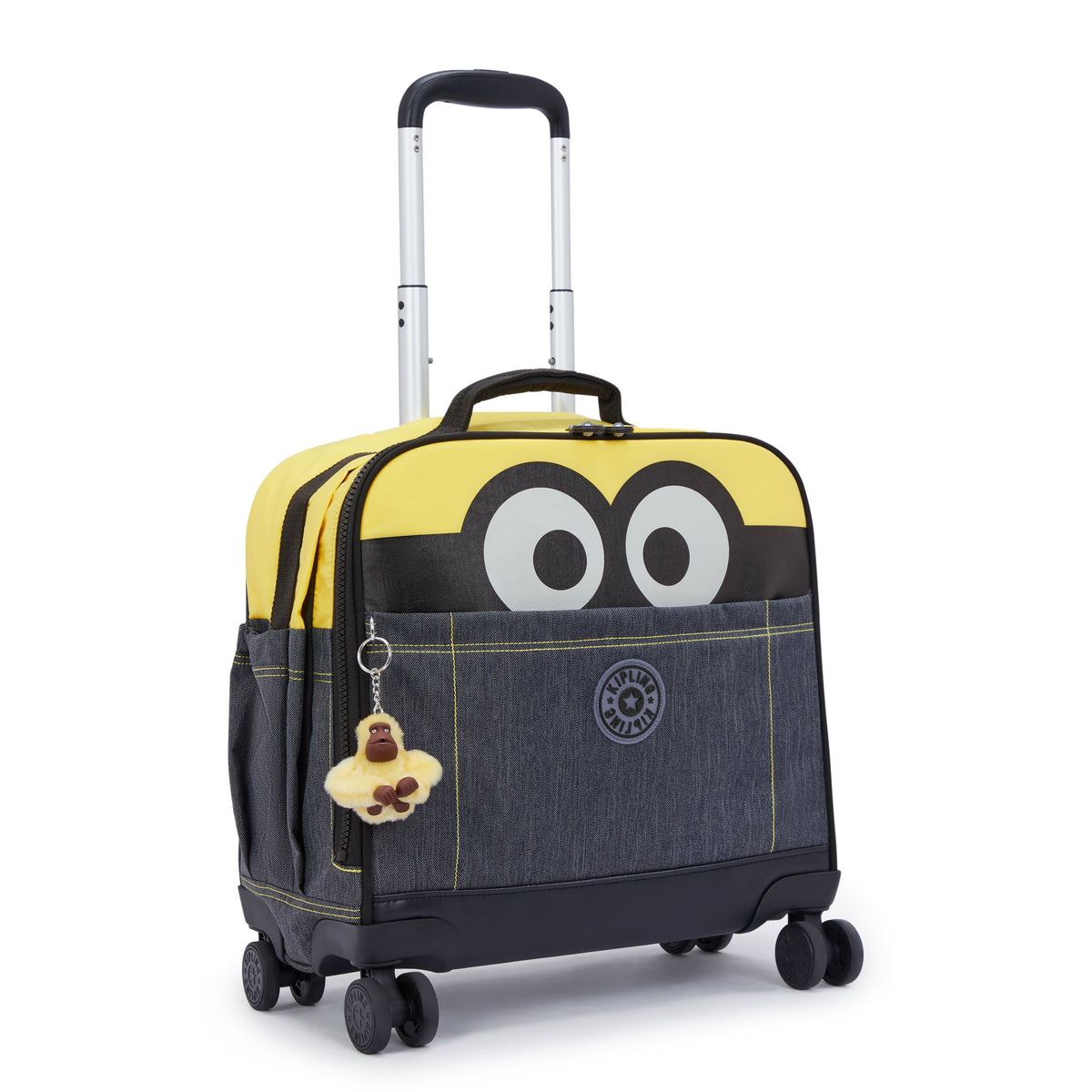 حقيبة Kipling New Storia Minion Jeans Bl ذات العجلات الكبيرة
