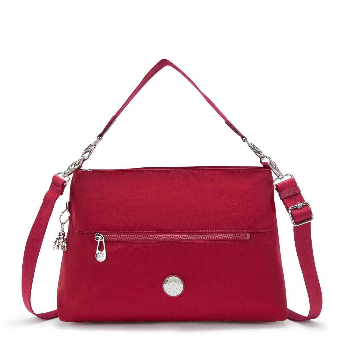 حقيبة كتف Kipling Pollie M Red Red Wine متوسطة الحجم I5346-6SE