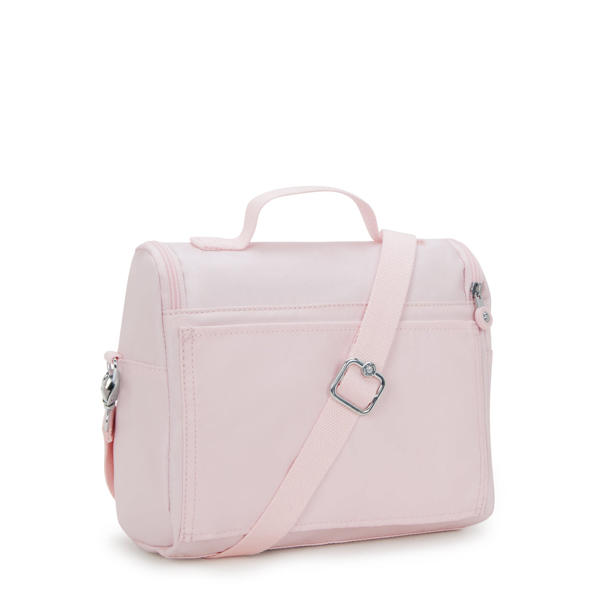 حقيبة غداء Kipling New Kichirou Sea Pink Met Large مع جراب عربة I5356-52J