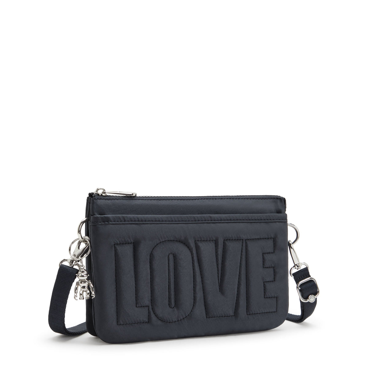 KIPLING-Riri-حقيبة كروس صغيرة (بحزام قابل للإزالة)-Love Puff Noct-I5358-C3Y