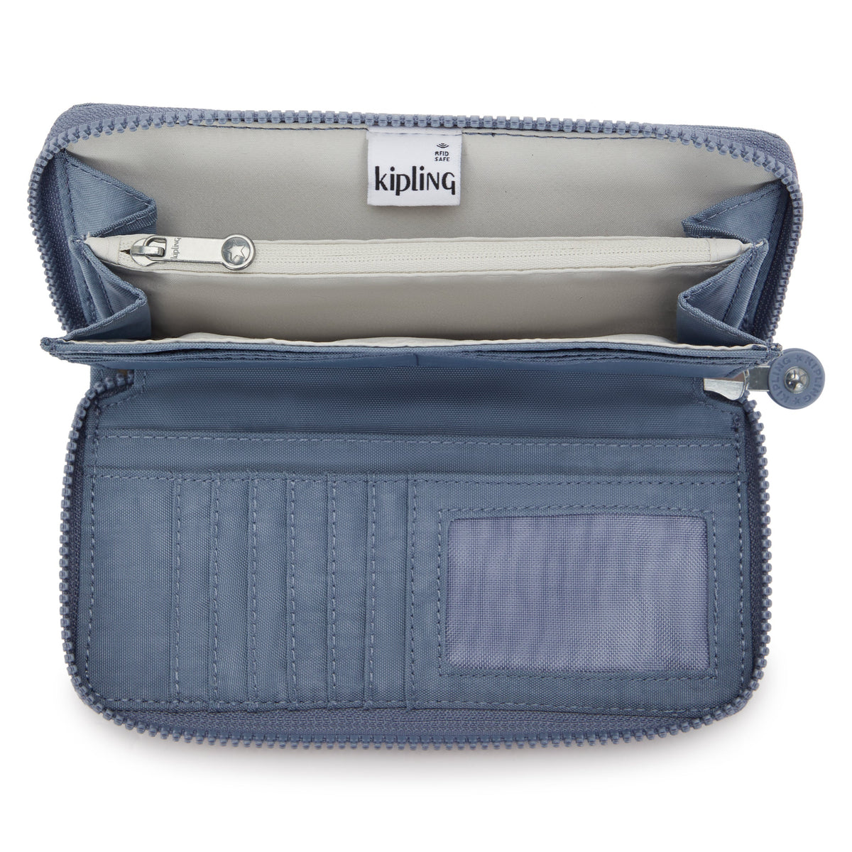 Kipling Money World Blue Stone محفظة كبيرة I5411-6FB