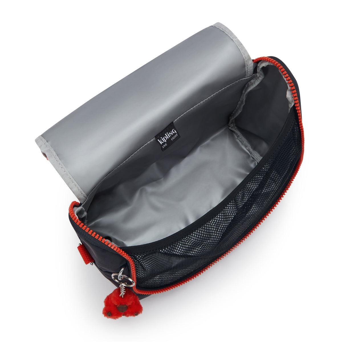 حقيبة غداء كبيرة Kipling New Kichirou Iron Letter Fun مع جراب عربة C2I5412-LM8