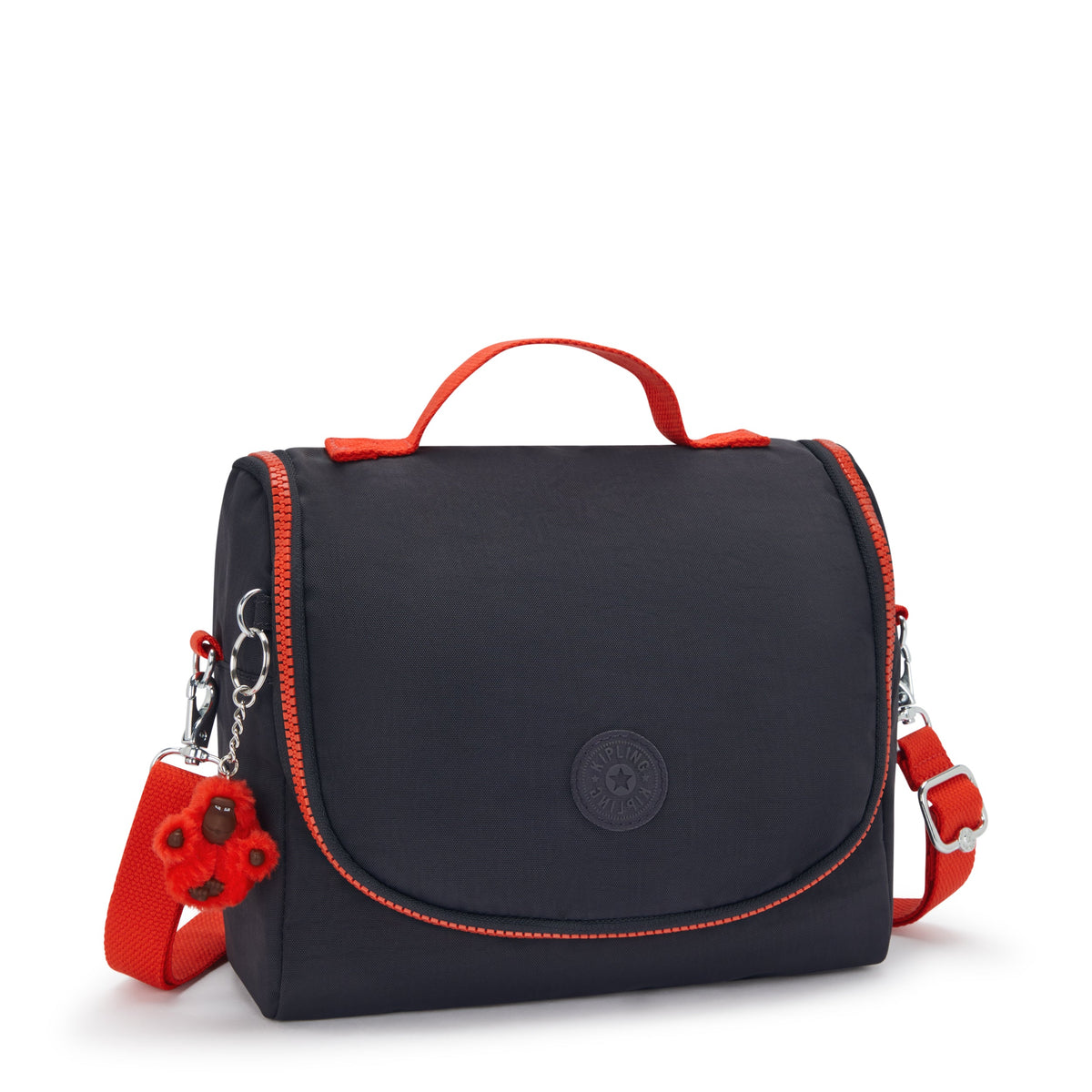 حقيبة غداء كبيرة Kipling New Kichirou Iron Letter Fun مع جراب عربة C2I5412-LM8