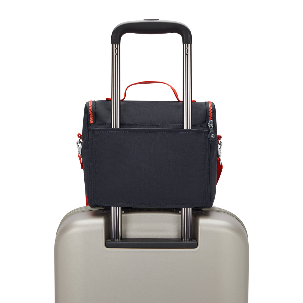 حقيبة غداء كبيرة Kipling New Kichirou Iron Letter Fun مع جراب عربة C2I5412-LM8