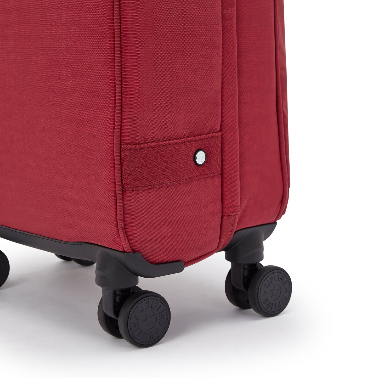 حقيبة سفر Kipling Spontaneous S صغيرة الحجم ذات عجلات، لون أحمر جذاب، I5508-4SS