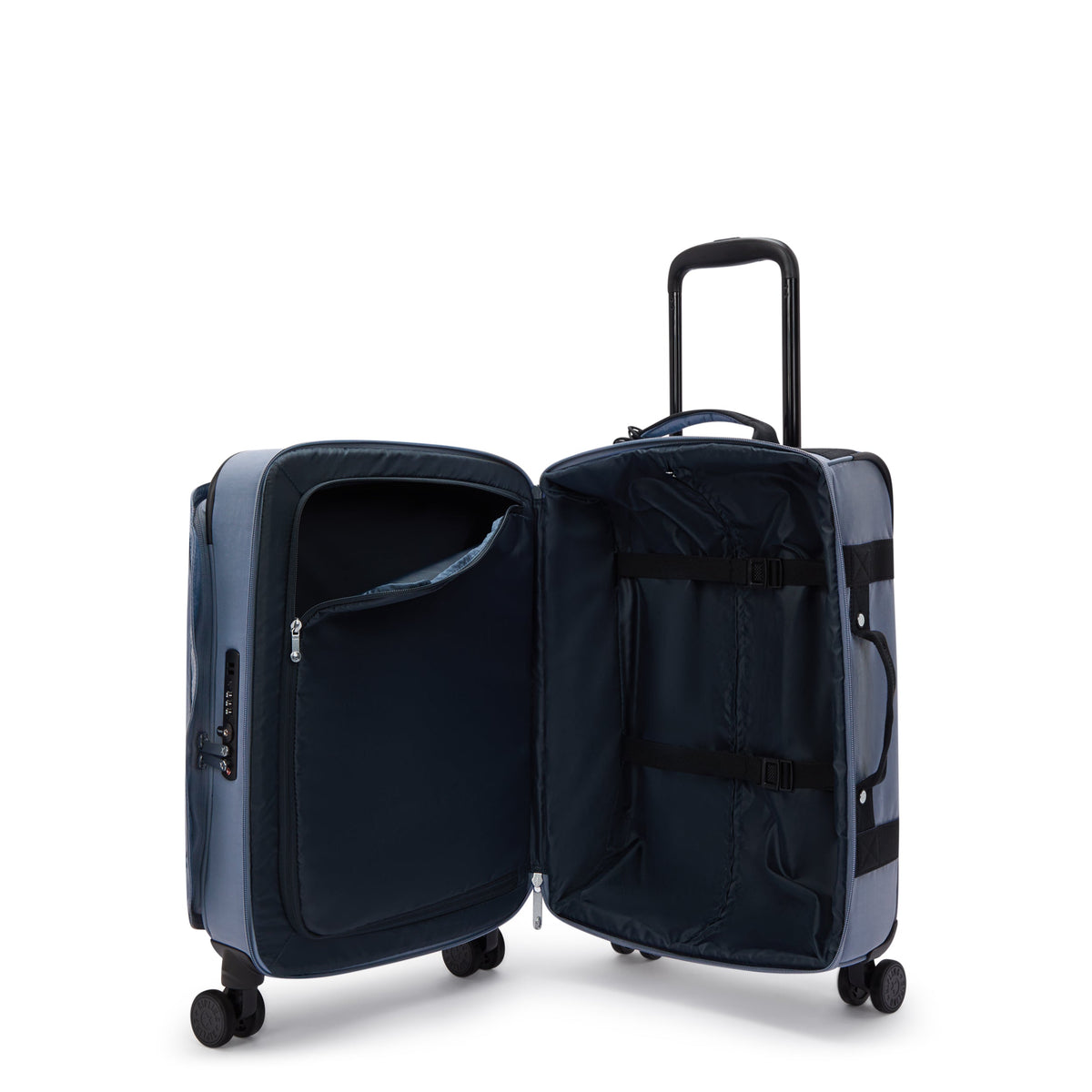 حقيبة سفر Kipling Spontaneous S Blue Lover صغيرة الحجم بعجلات I5508-56V