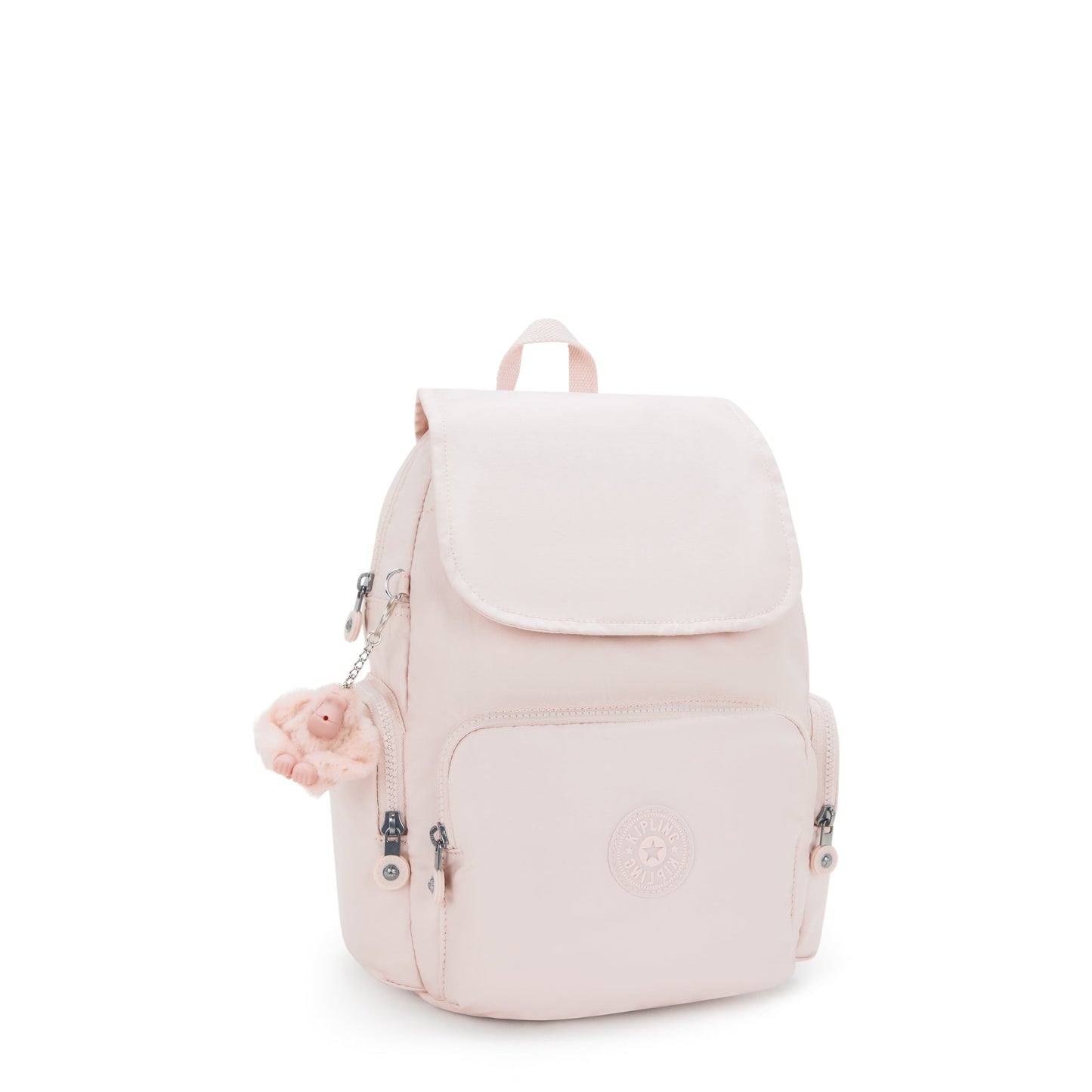 حقيبة ظهر صغيرة Kipling City Zip S Pink Shine I5634-3DZ