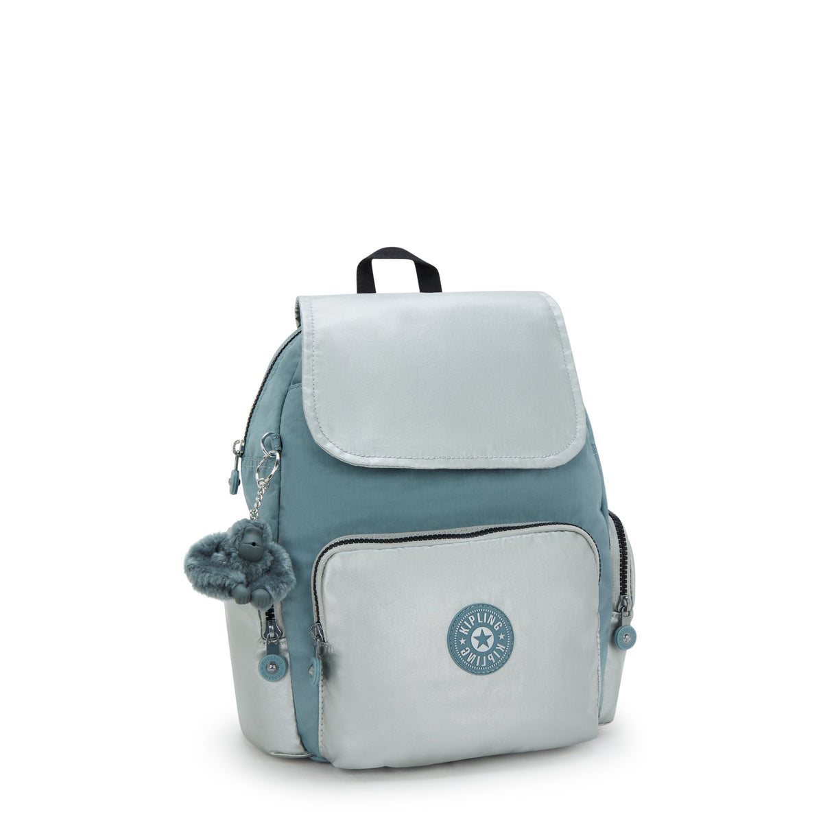 حقيبة ظهر صغيرة Kipling City Zip S Relaxed Grey Bl I5634-3FM