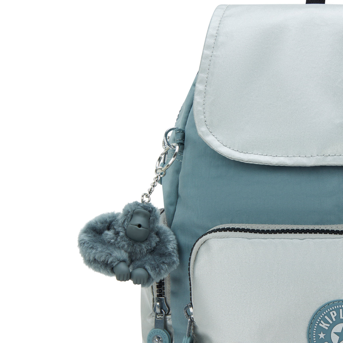 حقيبة ظهر صغيرة Kipling City Zip S Relaxed Grey Bl I5634-3FM