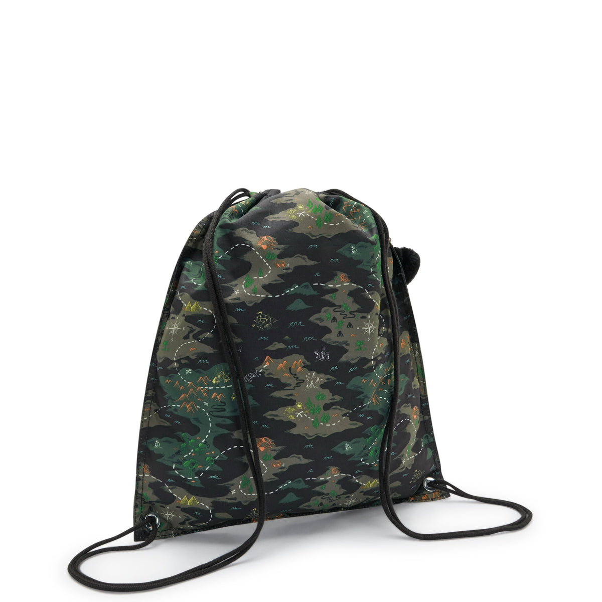 حقيبة ظهر KIPLING Supertaboo Camo Treasure متوسطة الحجم (مع رباط) I5637-3PB