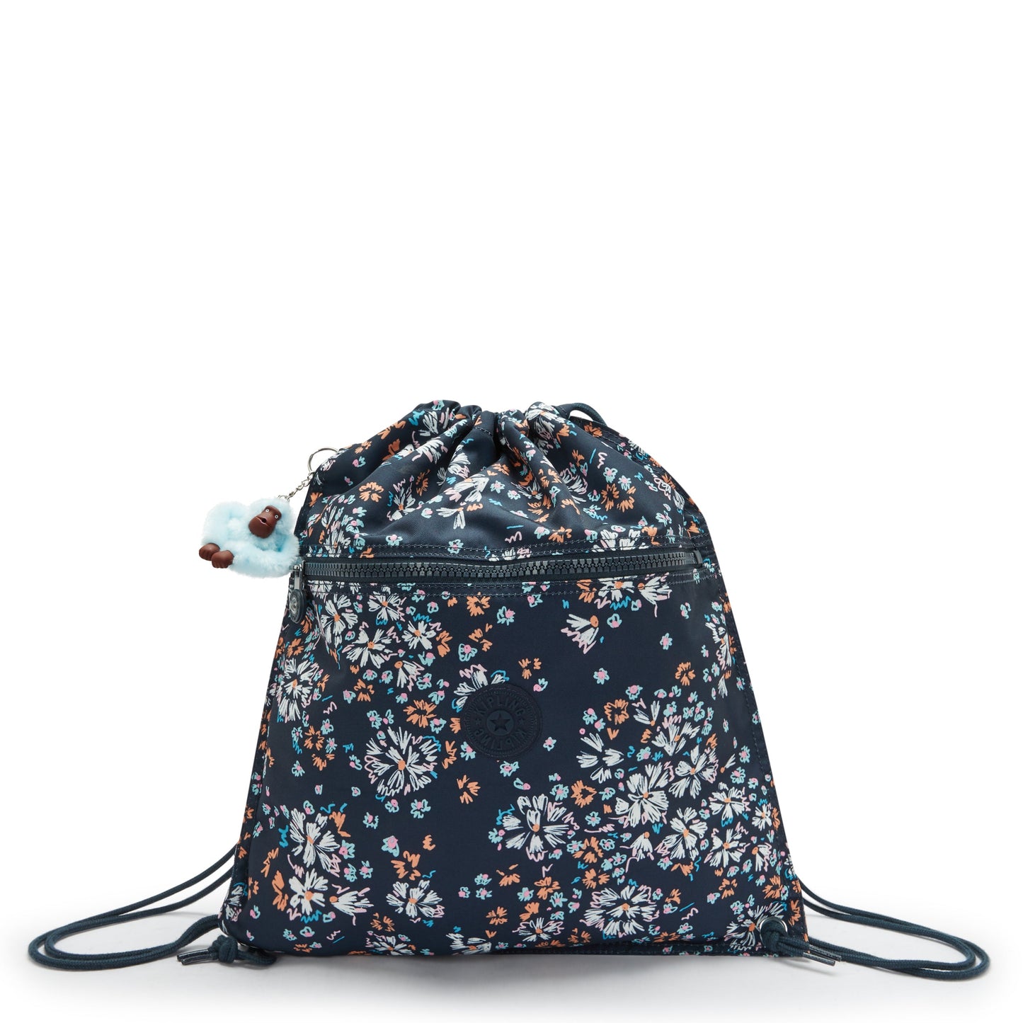 KIPLING Supertaboo Flower Field Medium backpack (with drawstring) I5637-5GB