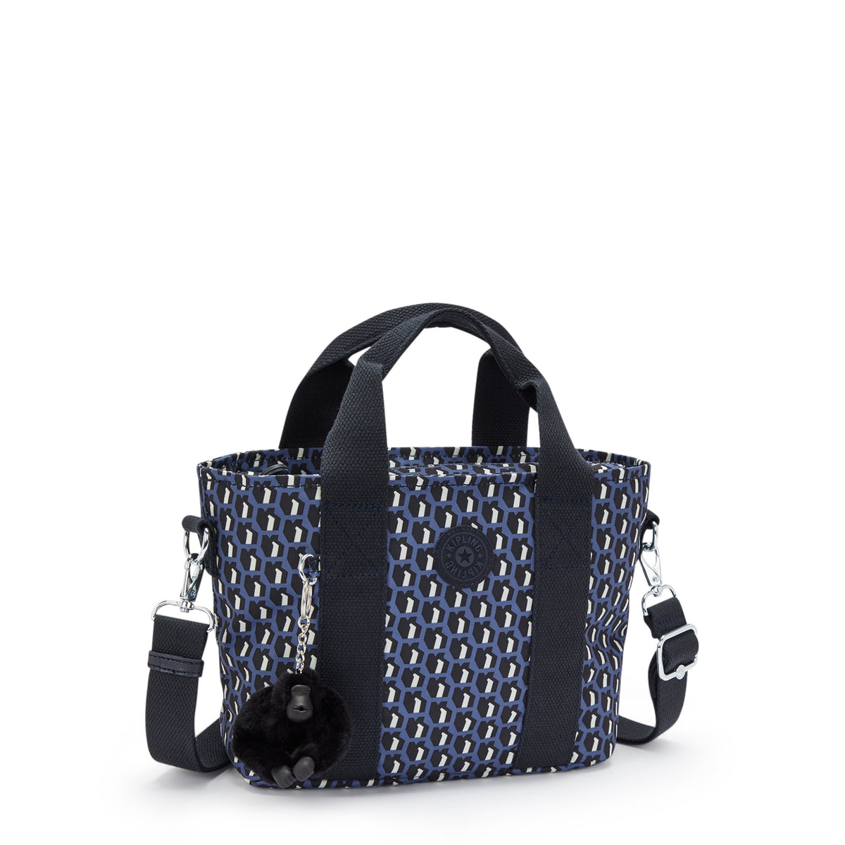 حقيبة كتف صغيرة Kipling Minta 3D K باللون الأزرق I5647-4JS