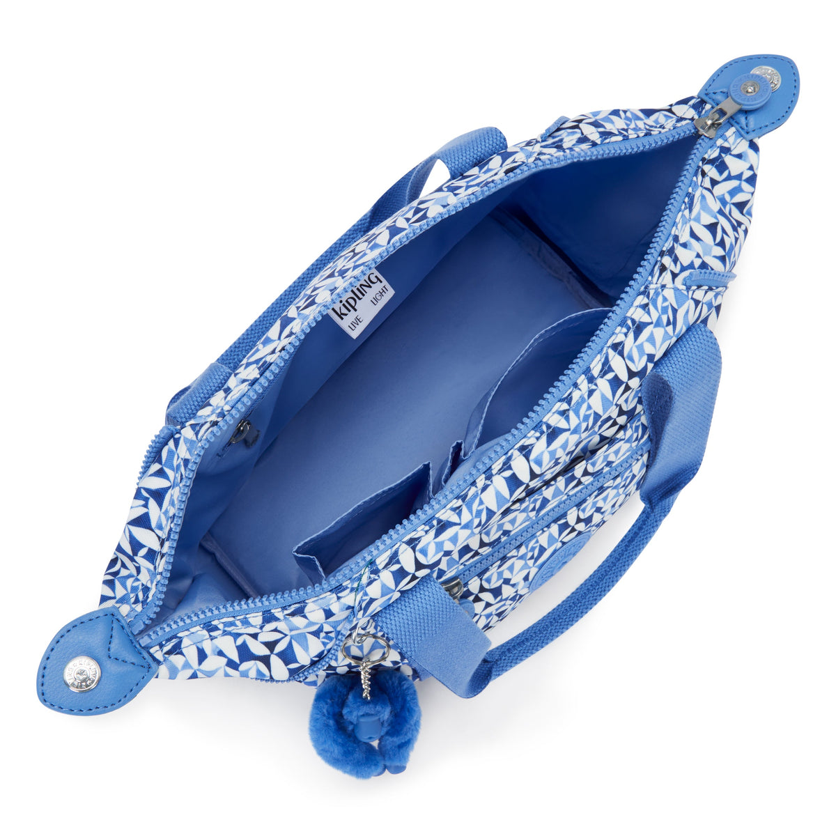 Kipling Art Mini Crazy Leaves حقيبة يد صغيرة مع حزام كتف قابل للإزالة I5656-1DU